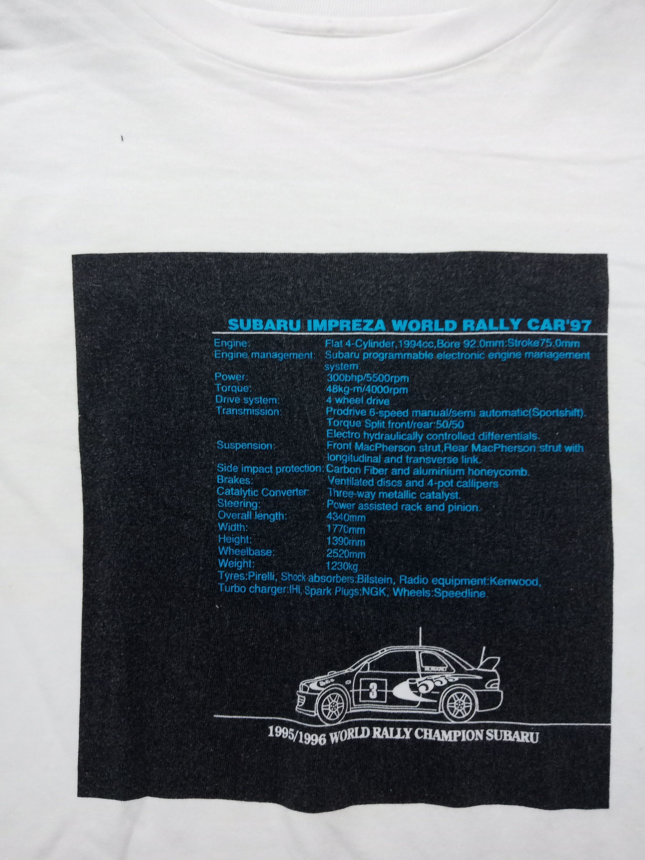 Vintage 95/96 World Rally Championship Subaru #C Size US M / EU 48-50 / 2 - 5 Thumbnail