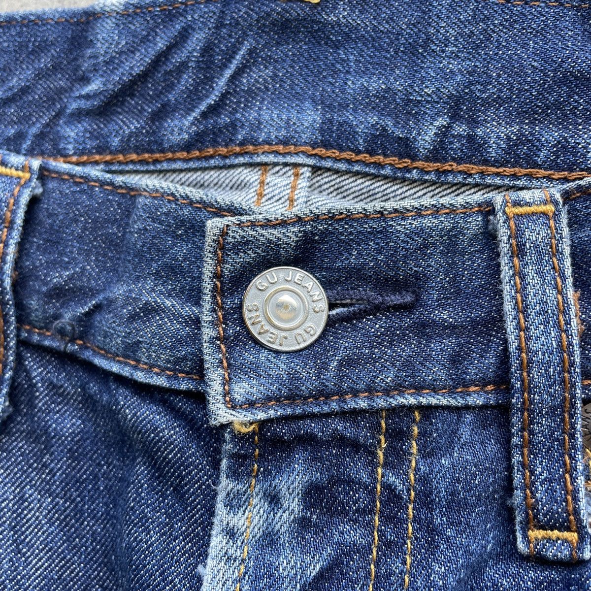 Japanese Brand W31x30💥 Japanese Brand GU Jeans Faded Denim Pants Size US 31 - 6 Thumbnail