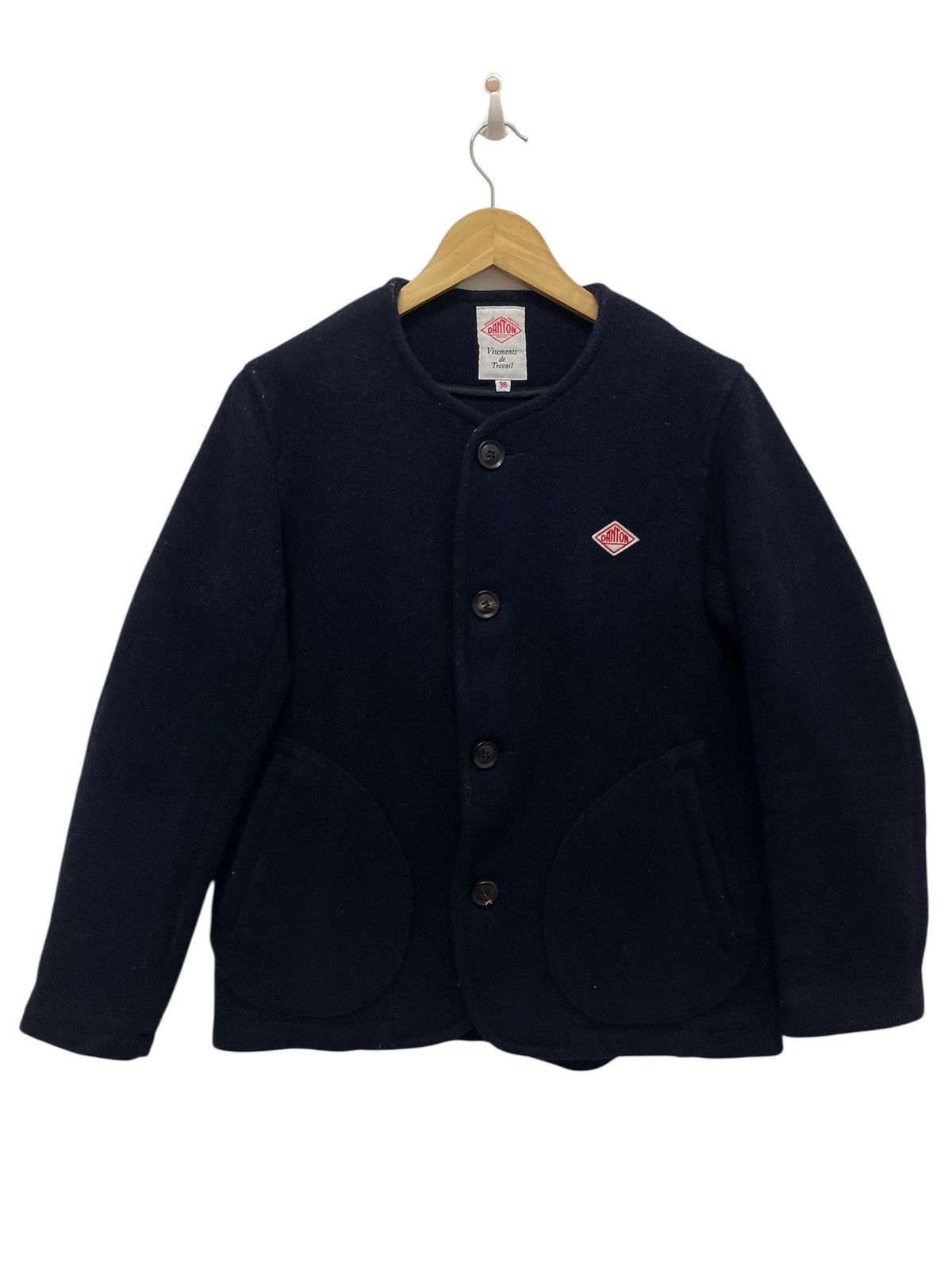Danton Vintage DANTON Wool Jacket Size M / US 6-8 / IT 42-44 - 1 Thumbnail