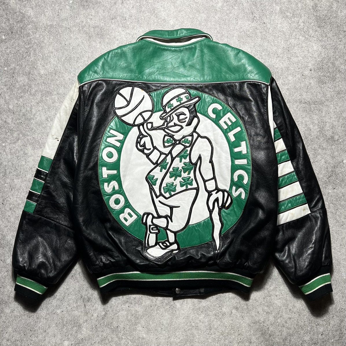 JH Design × Jeff Hamilton × NBA Jeff Hamilton Celtics Leather Jacket (NBA) Size US M / EU 48-50 / 2 - 1 Thumbnail