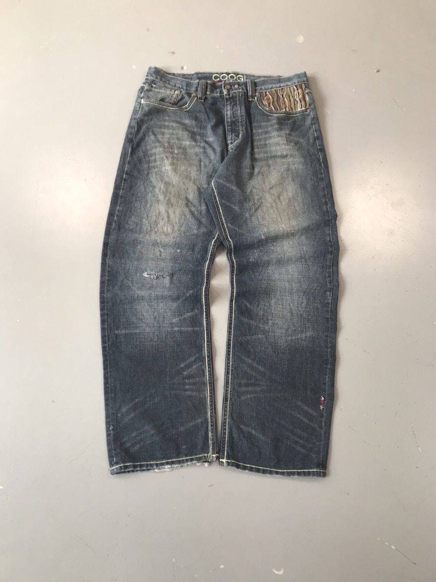 Coogi × Fubu × Vintage Crazy vintage Coogi embroidered baggyfit denim Size US 38 / EU 54 - 3 Thumbnail