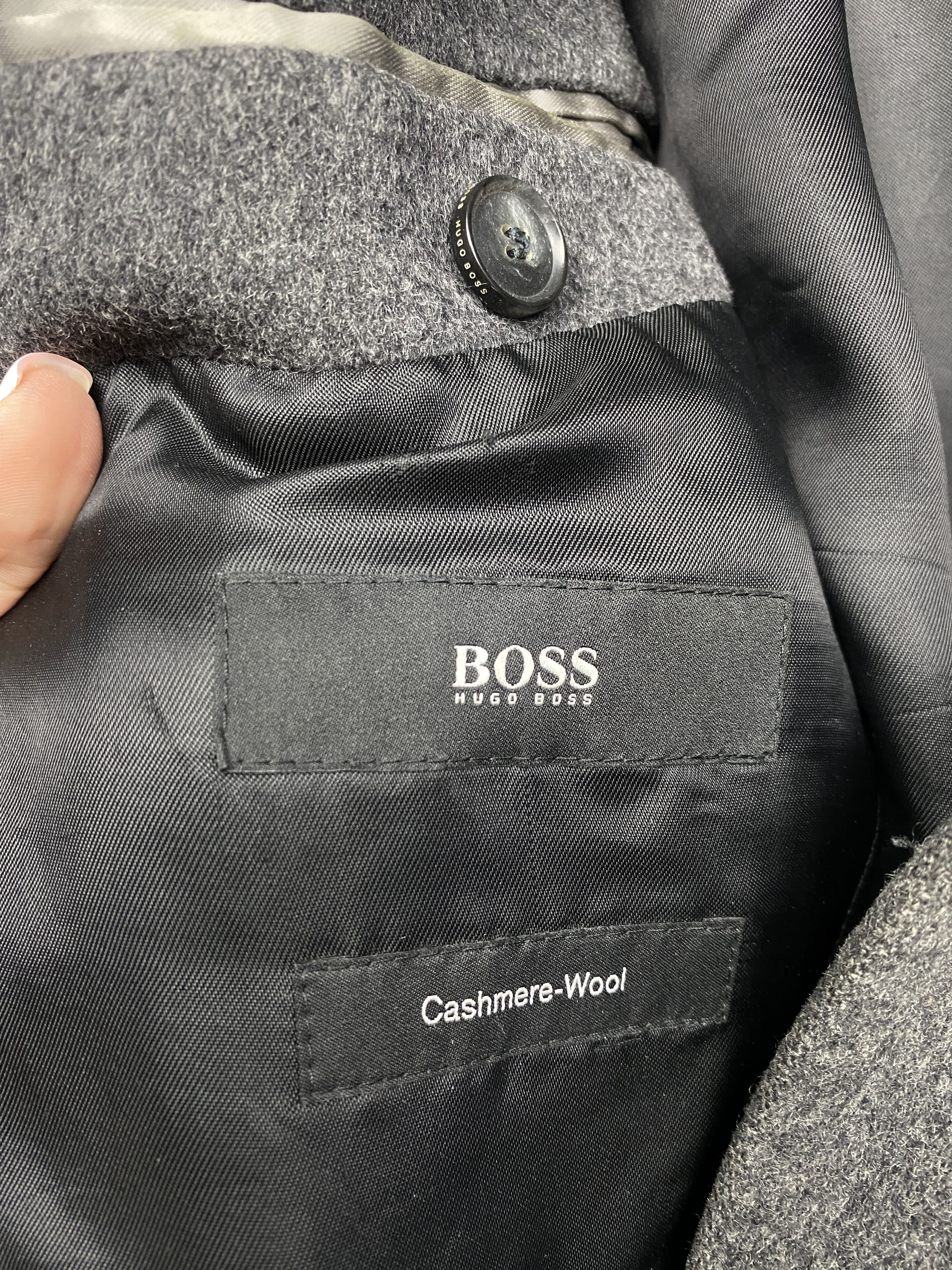 Hugo Boss Hugo Boss Vintage Mens Wool Coat Jacket Size US L / EU 52-54 / 3 - 3 Thumbnail