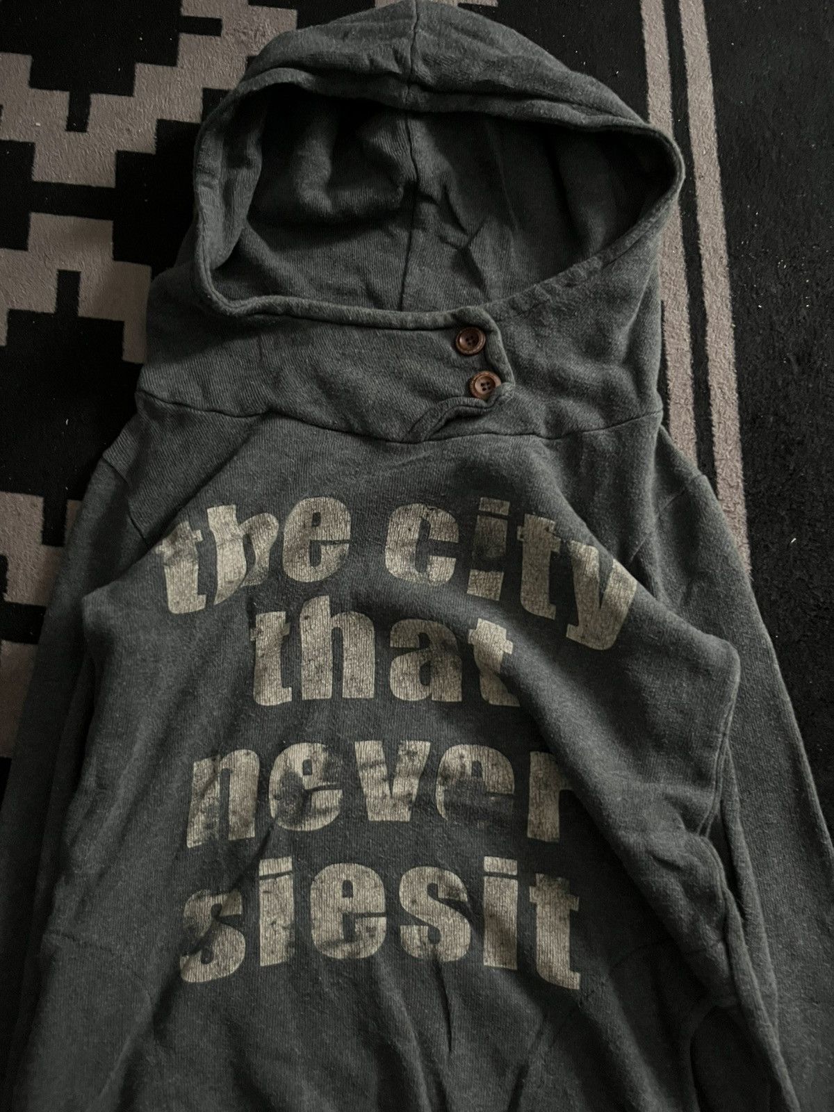 Hysteric Glamour Vintage unknwn bono quotes hoodie Size US M / EU 48-50 / 2 - 2 Thumbnail