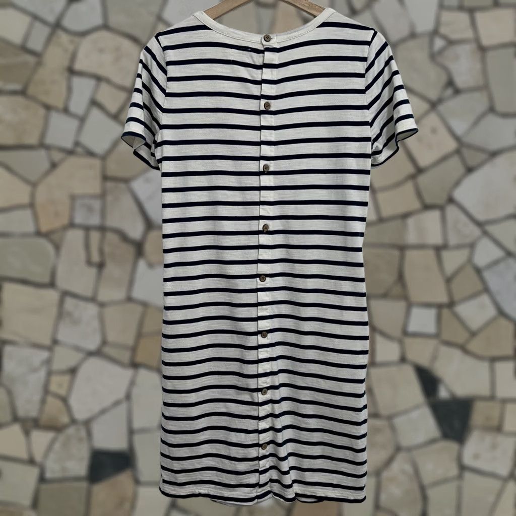 Faherty Faherty Merritt Button Up Back T-Shirt Striped Dress Women’s Small Size S / US 4 / IT 40 - 1 Thumbnail