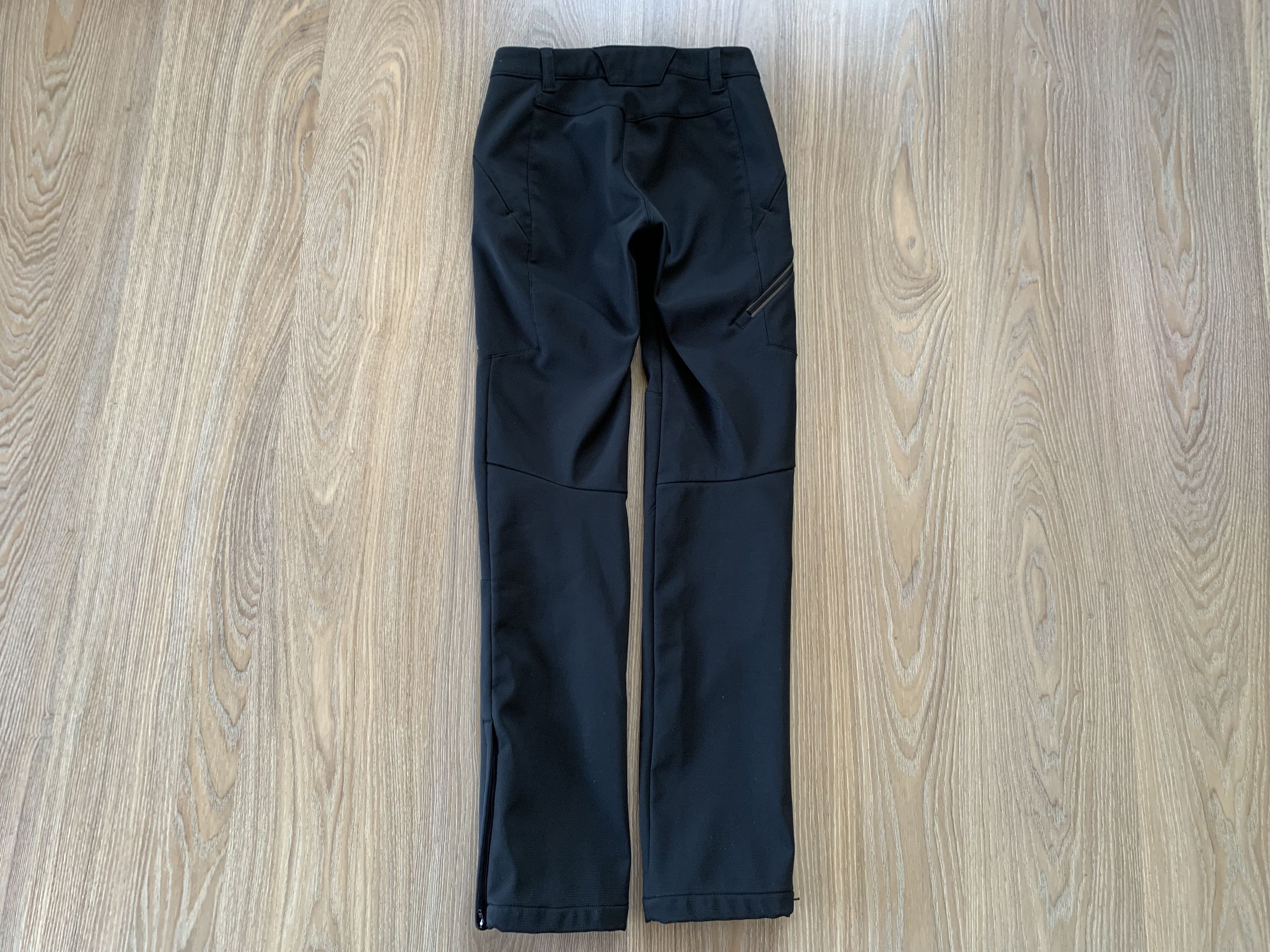 Reebok × Vintage Reebok Womens Black Softshell Trackking Pants Size 26" / US 2 / IT 38 - 3 Thumbnail