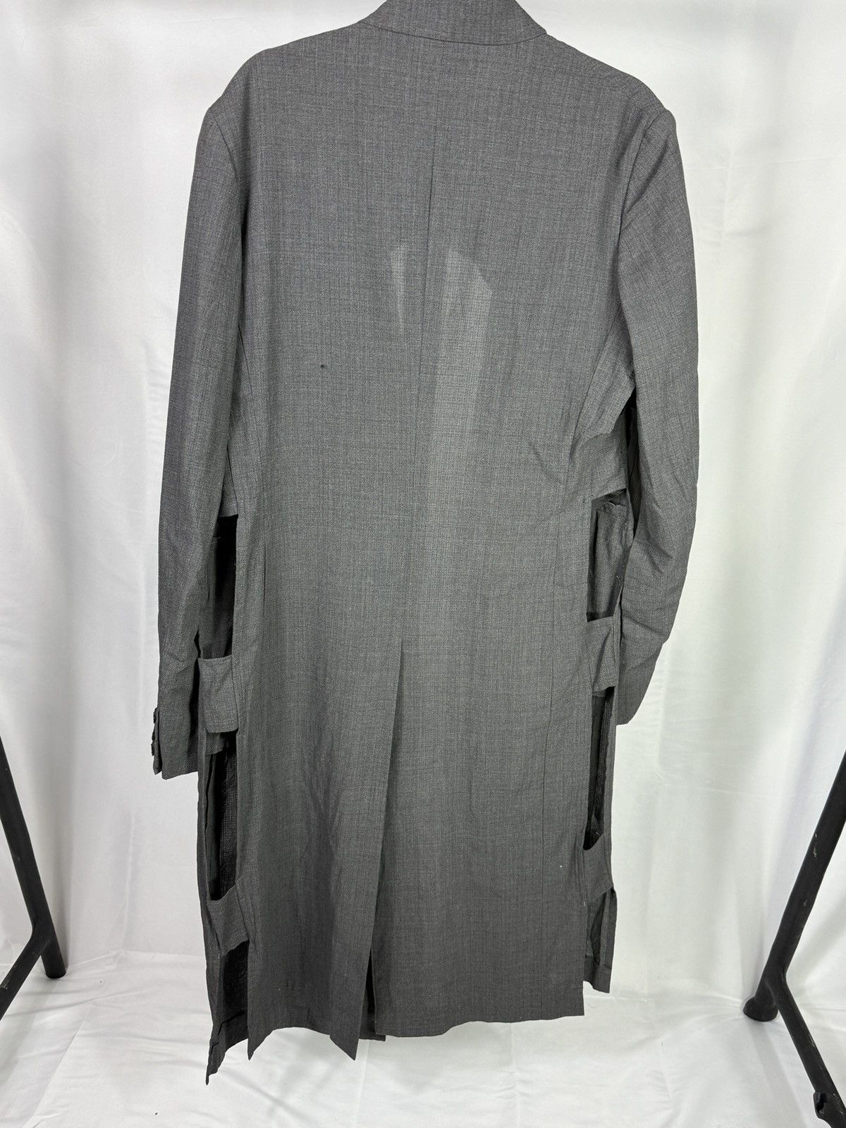Comme des Garcons Comme des Garçons Homme Plus Deconstructed Long Coat – Grey Size US L / EU 52-54 / 3 - 4 Thumbnail