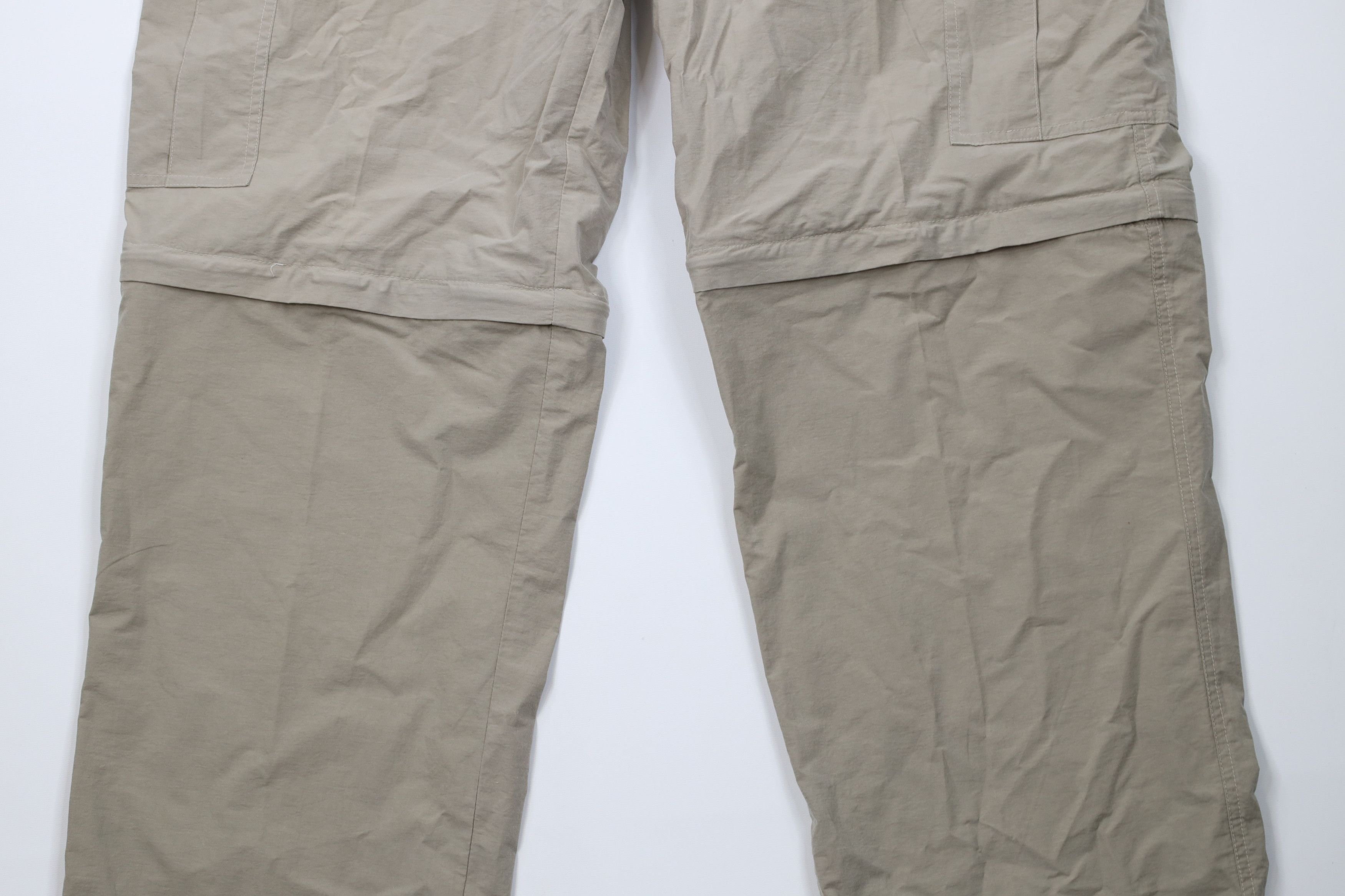 Vintage Vintage 90s Streetwear Wide Leg Cargo Pants Shorts Beige Size US 38 / EU 54 - 3 Thumbnail