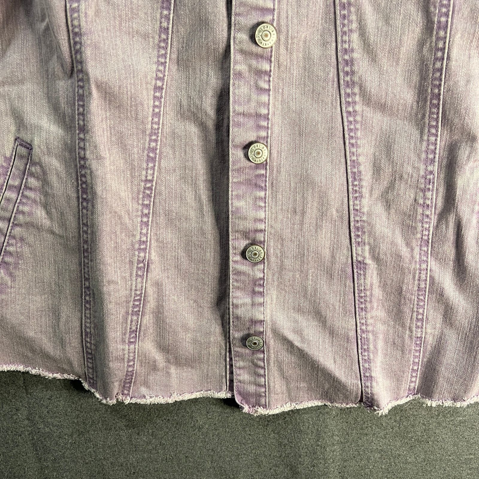 Other LOGO by Lori Goldstein Jeans Jacket Womens Size M / US 6-8 / IT 42-44 - 6 Thumbnail