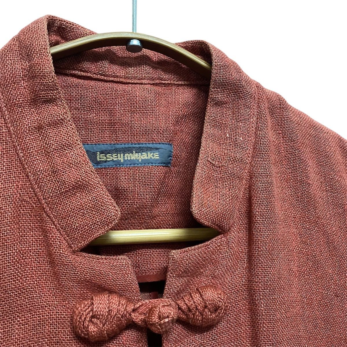 Issey Miyake Vintage 80's ISSEY MIYAKE Cheongsam Jacket Design Japanese Size L / US 10 / IT 46 - 4 Thumbnail