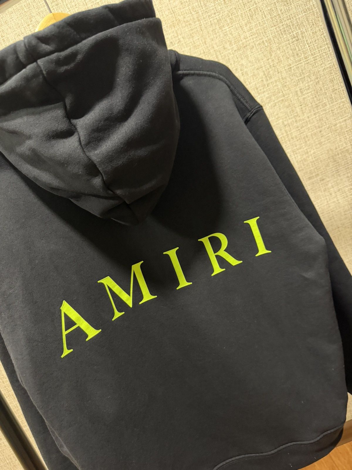 Amiri AMIRI MA LOGO BLACK / LIME HOODIE Size US M / EU 48-50 / 2 - 4 Thumbnail