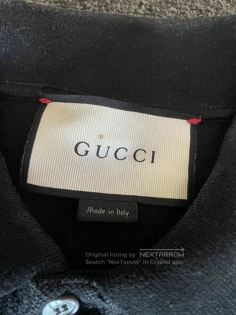 Gucci Gucci Black Short Sleeve Polo Shirt. Size US M / EU 48-50 / 2 - 3 Thumbnail