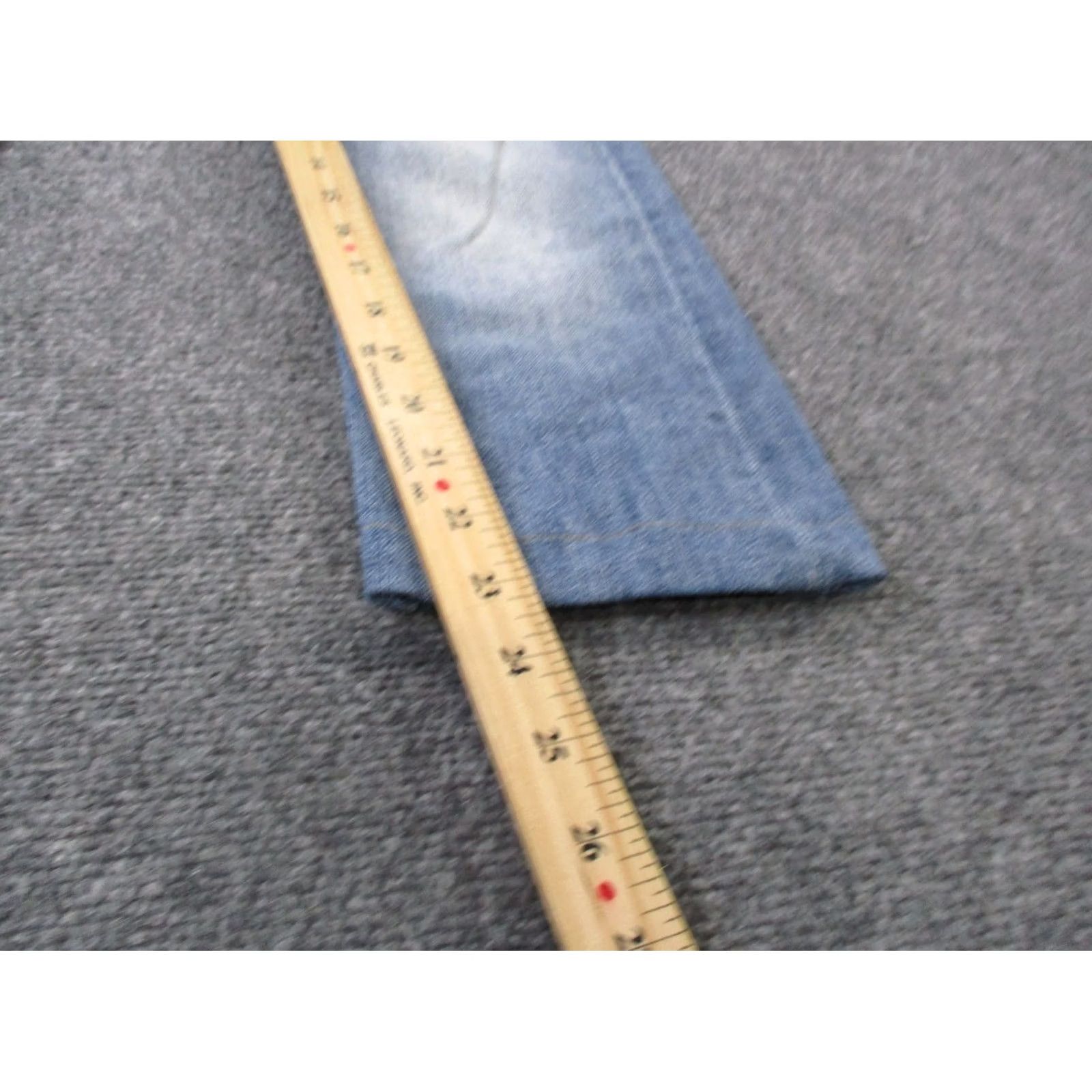 Allsaints AllSaints Jeans Mens 30 Blue Denim Straight Cropped Cigarette Casual Faded Shop Now Mens Size US 32 / EU 48 - 4 Thumbnail