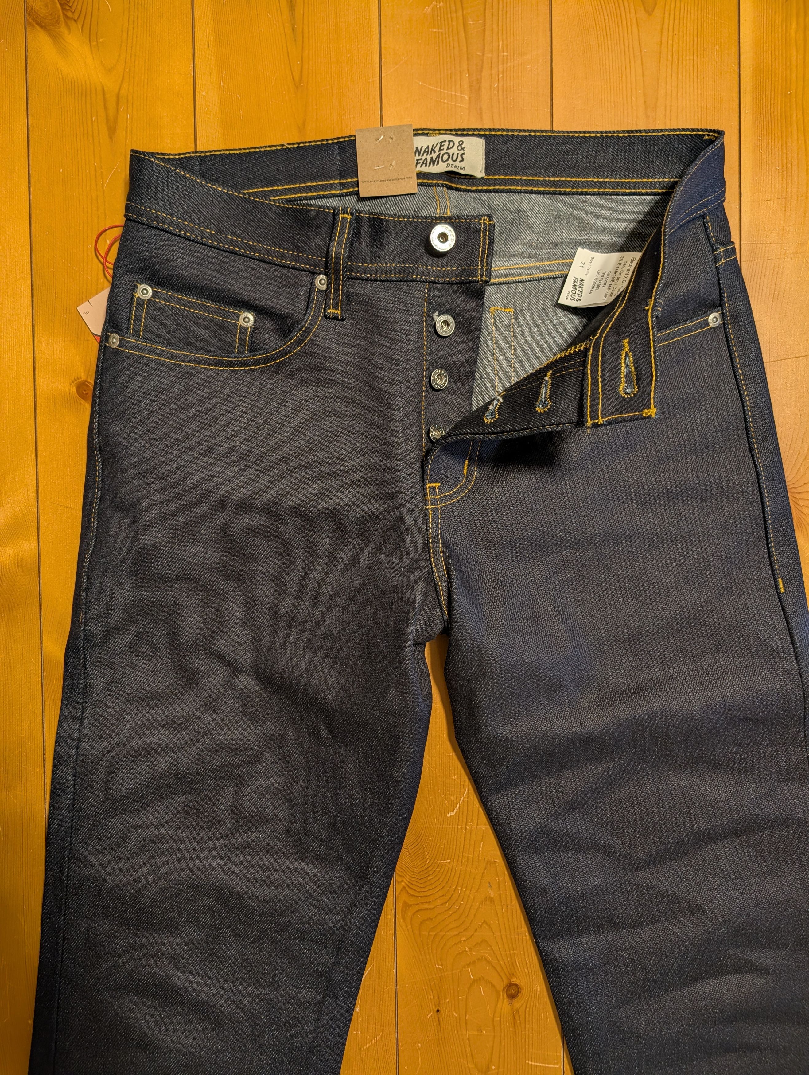 Naked & Famous Elephant X S, Weird Guy 31 Size US 31 - 6 Thumbnail