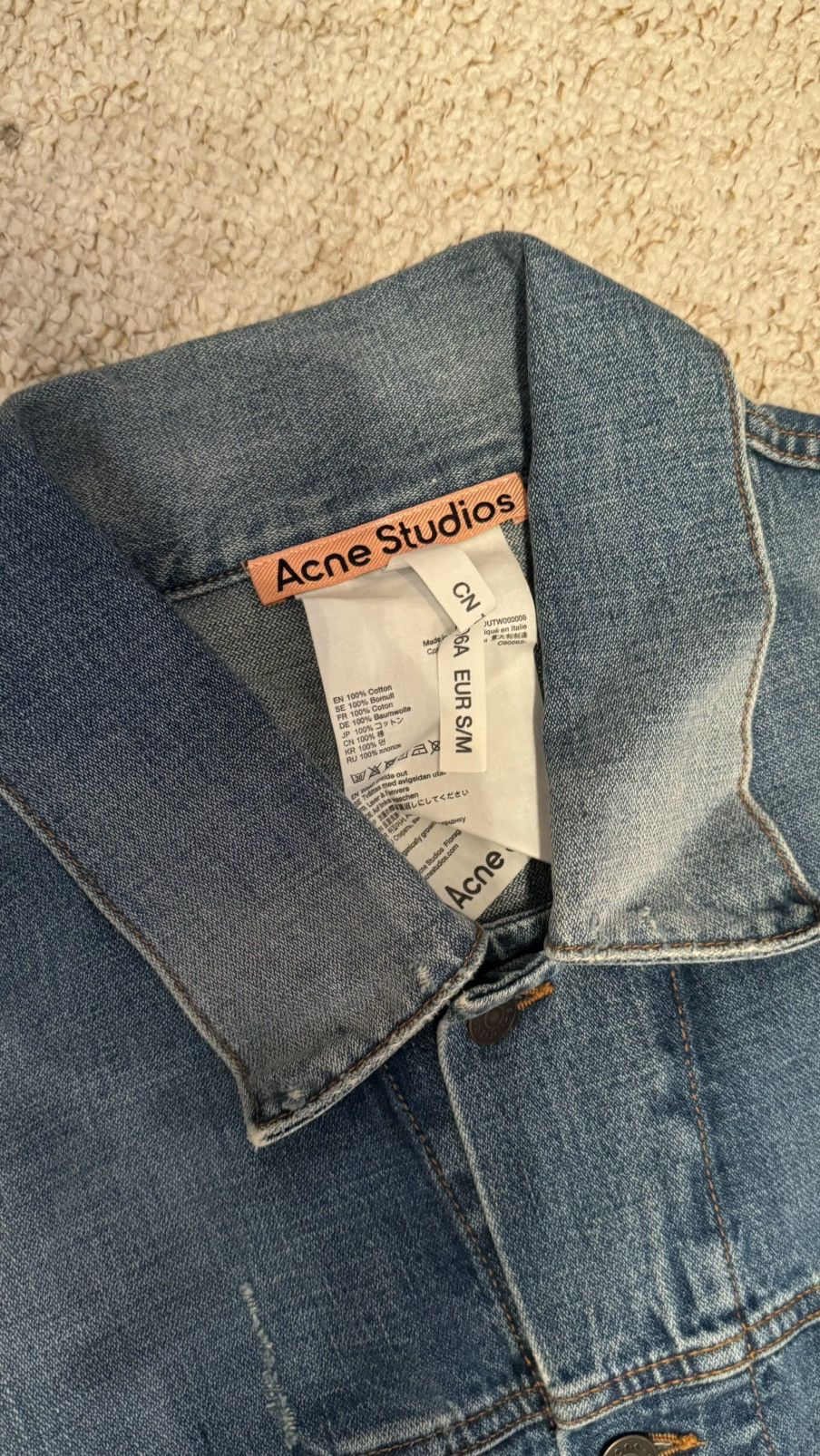 Acne Studios Acne studios denim jacket Size US M / EU 48-50 / 2 - 3 Thumbnail