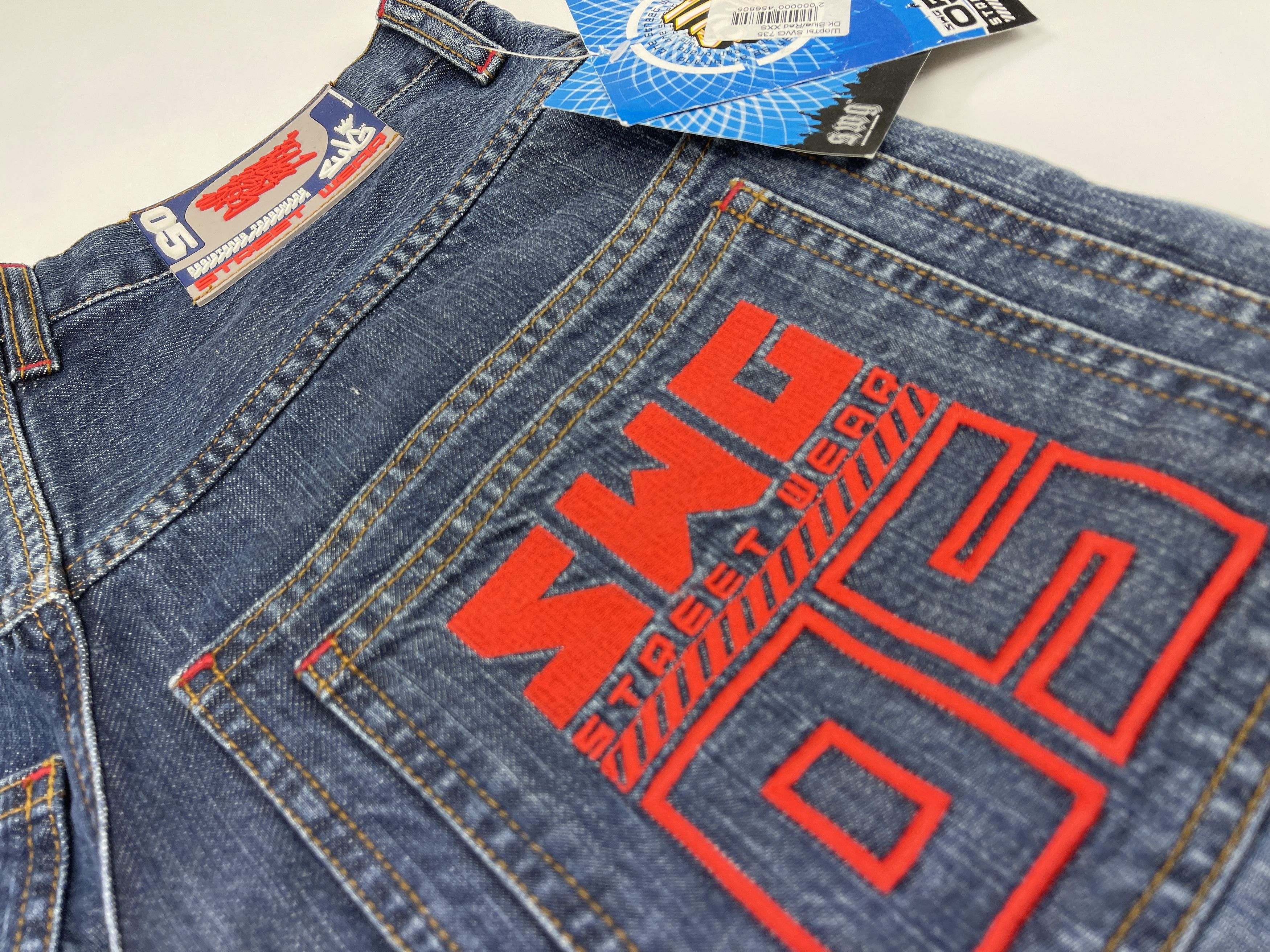Vintage SWG Street War Gear jeans shorts vintage hip hop 90s size 30 Size US 30 / EU 46 - 7 Thumbnail