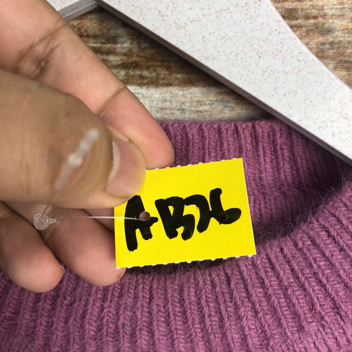 Homespun Knitwear × Japanese Brand Cheek Purple mohair fur vintage sweatshirt knitwear #A1326 Size M / US 6-8 / IT 42-44 - 10 Thumbnail