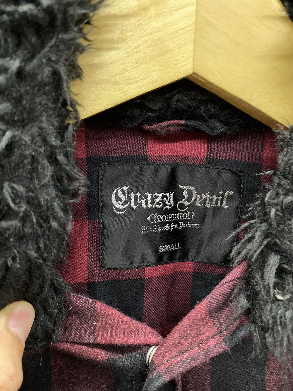 If Six Was Nine fur flannel japanese brand crazy devil 👿 Size US S / EU 44-46 / 1 - 7 Thumbnail