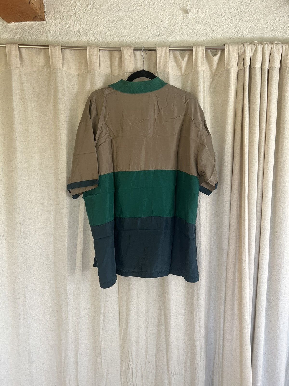 Givenchy Vintage 80’s / 90’s Silk Givenchy Activewear Polo Shirt Size US L / EU 52-54 / 3 - 4 Thumbnail