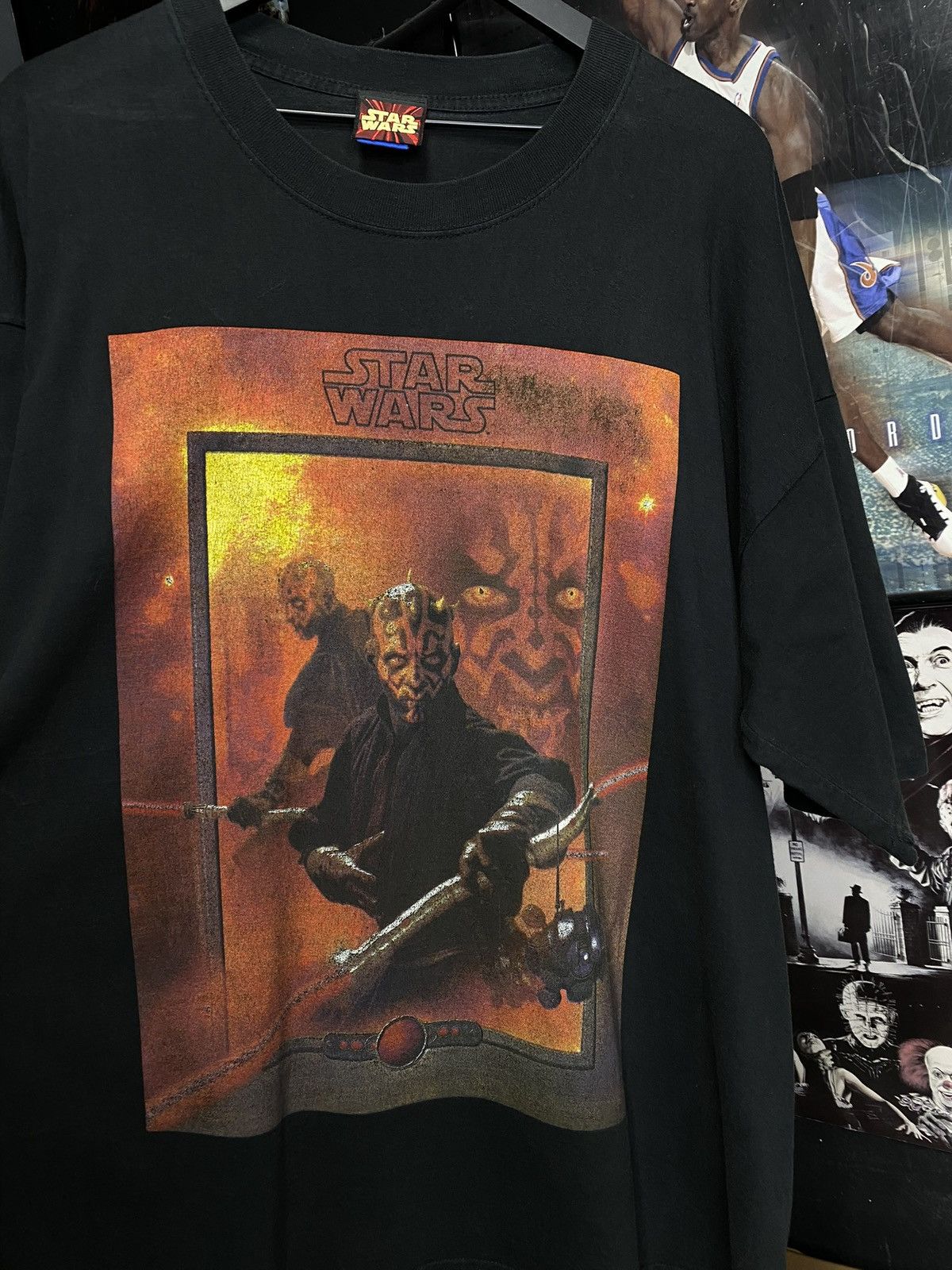 Vintage Vintage 90’s Darth Maul T-Shirt Vtg Star Wars Movie XLarge Size US XL / EU 56 / 4 - 5 Thumbnail