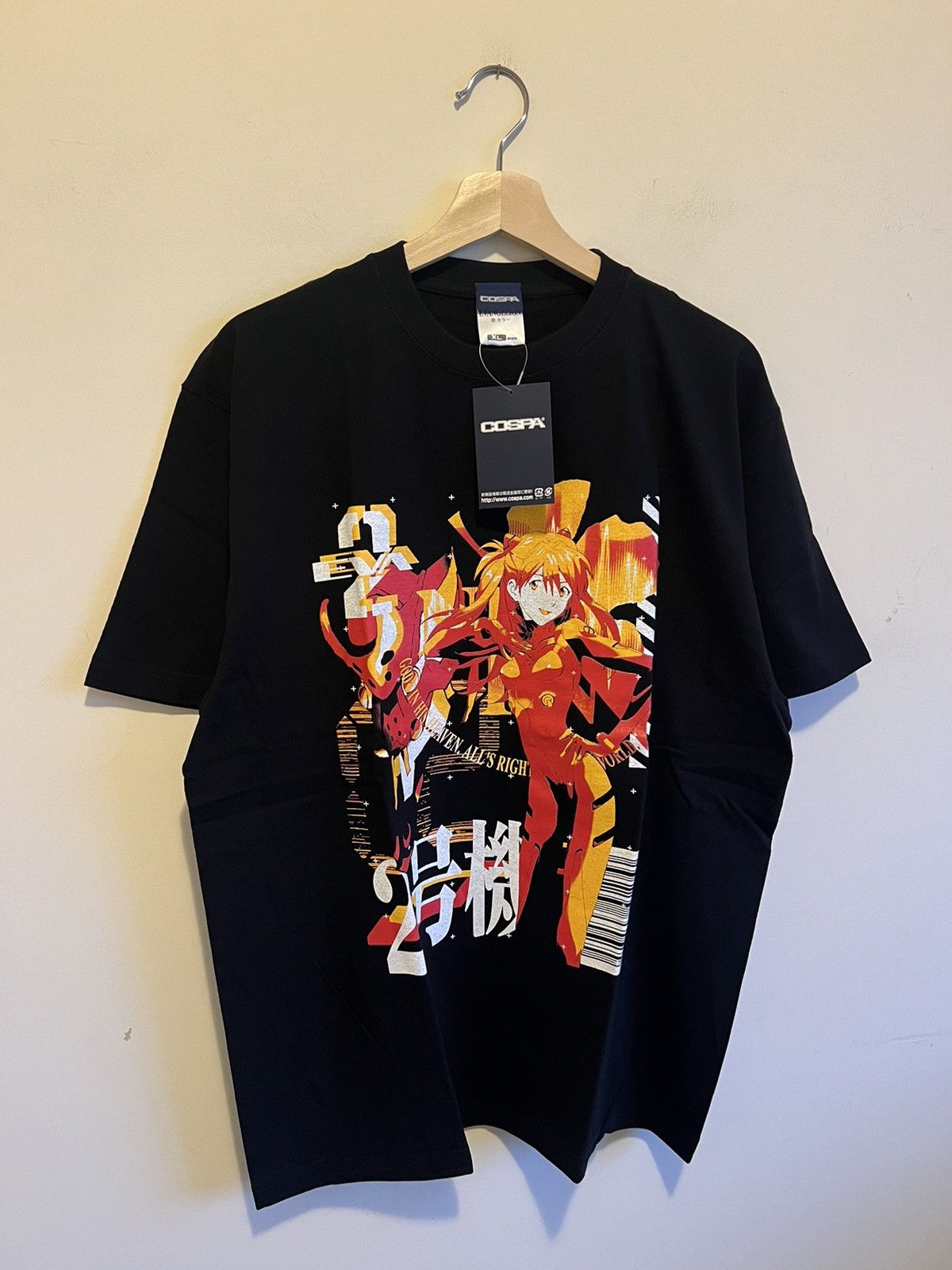 Anime × Japanese Brand × Vintage VINTAGE NEON GENESIS EVANGELION ANIME ASUKA LANGLEY T-SHIRT Size US XL / EU 56 / 4 - 1 Thumbnail