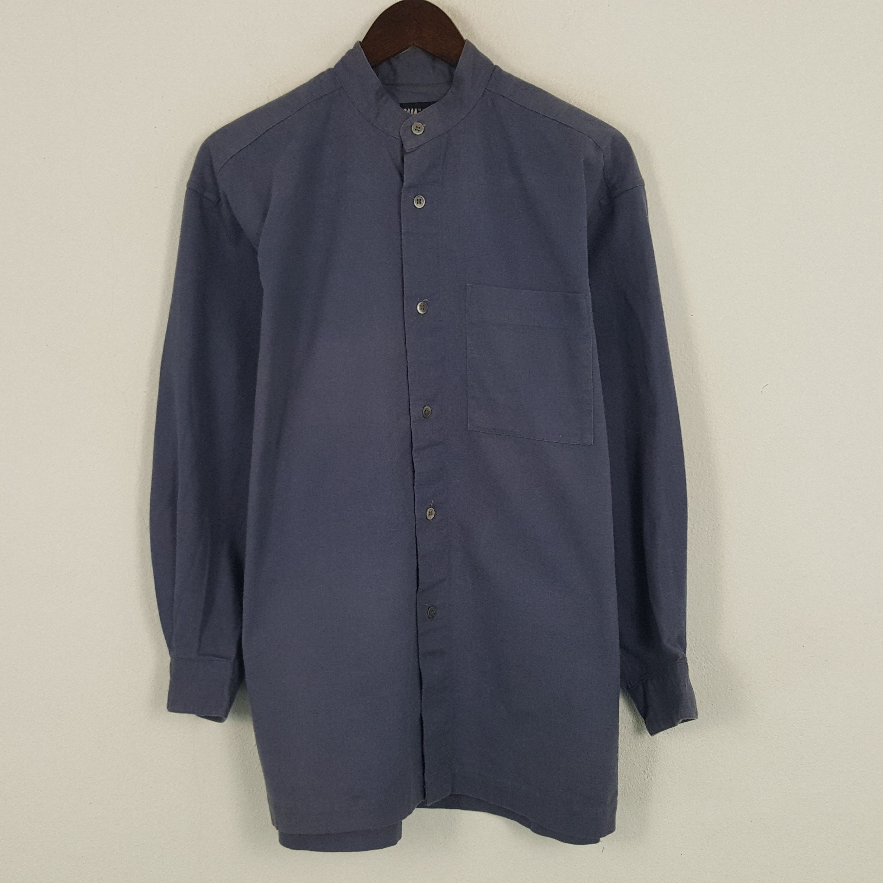 Issey Miyake × Vintage Vintage Issey Miyake Design Studio Button Up Shirt Size US L / EU 52-54 / 3 - 1 Thumbnail