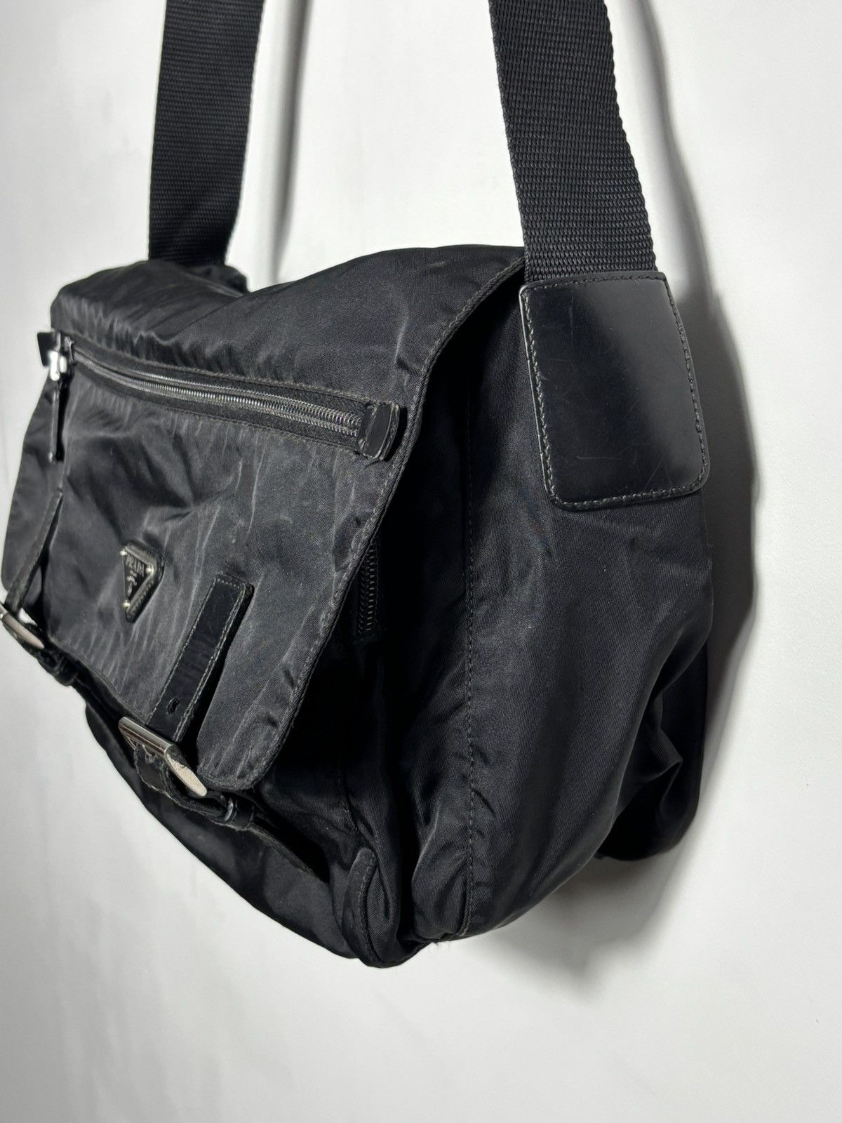 Prada Vintage Prada Nylon Satchel Bag Size ONE SIZE - 8 Thumbnail