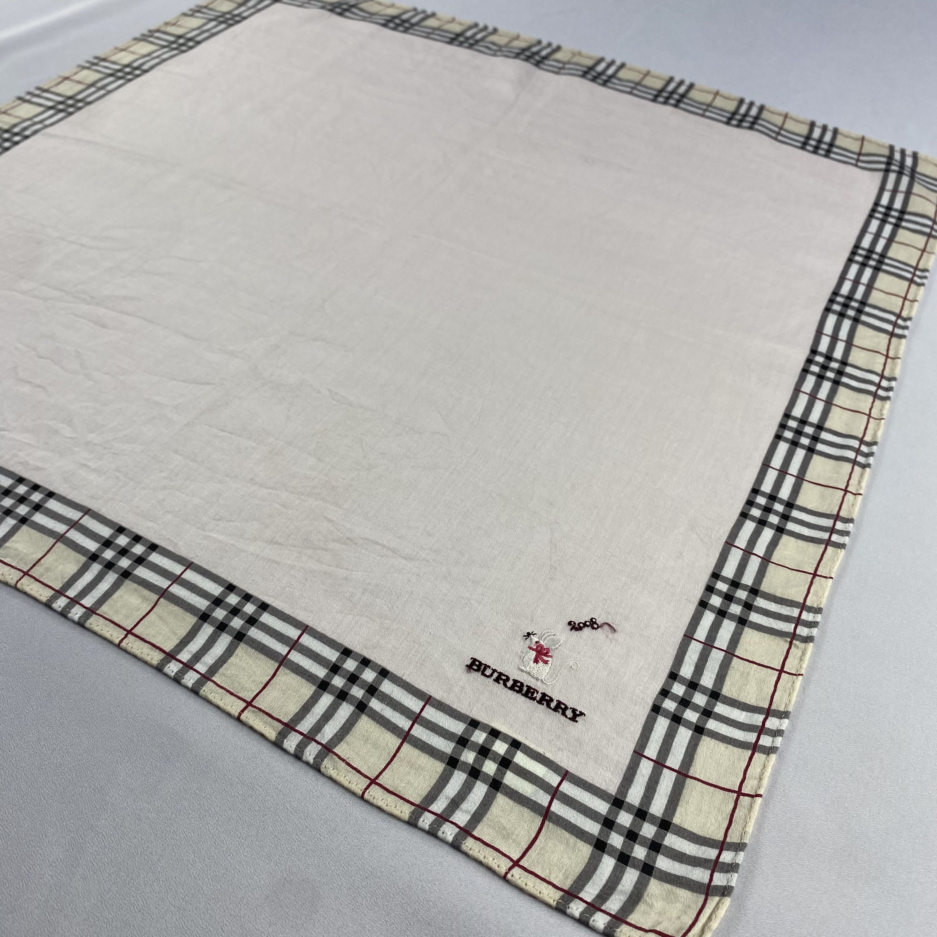 Burberry × Vintage Burberry Handkerchief / Neckerchief / Bandana-P886 Size ONE SIZE - 2 Thumbnail