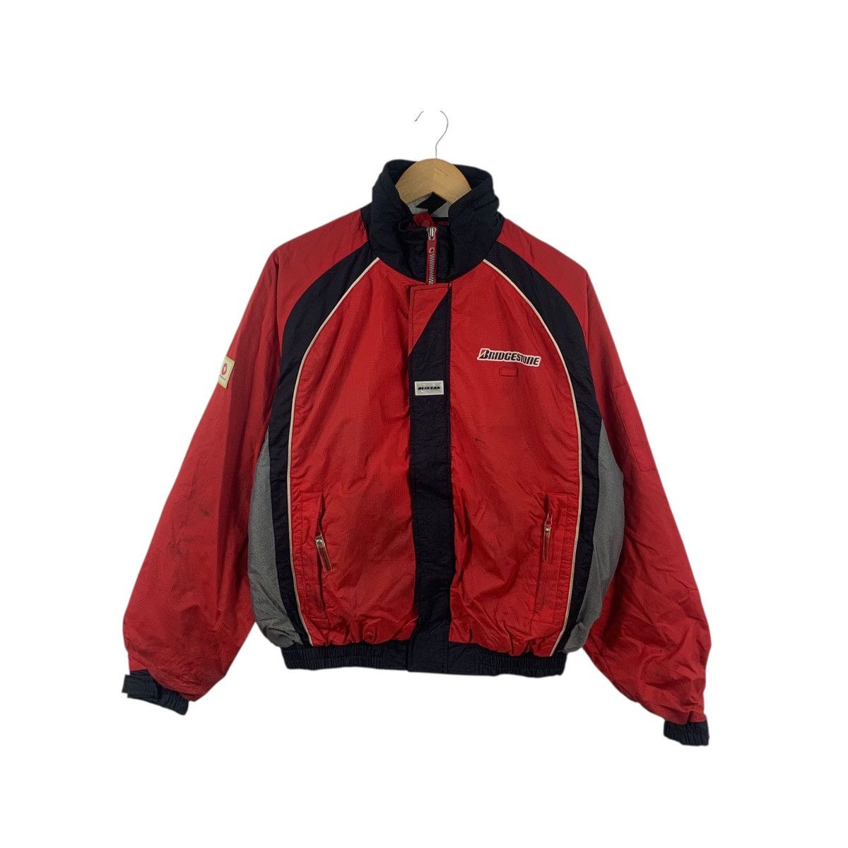 Vintage Vintage BRIDGESTONE BLIZZAK RACING Motorsport Jacket Size US L / EU 52-54 / 3 - 1 Thumbnail
