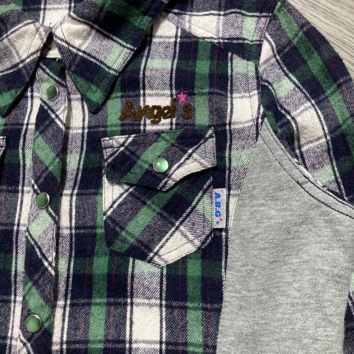 Angel Blue 2000s Angel Blue Flanel Hoodie Plaid ButtonUp Lgb Punk Style Size US XS / EU 42 / 0 - 5 Thumbnail