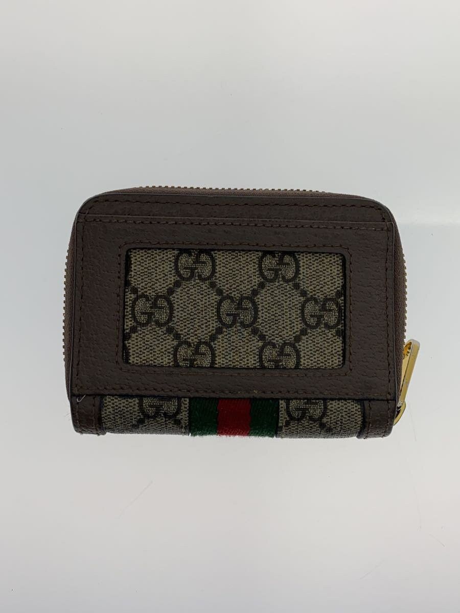 Gucci Gucci GG Monogram Ophidia Supreme Web Coin Case Camel Size ONE SIZE - 2 Thumbnail