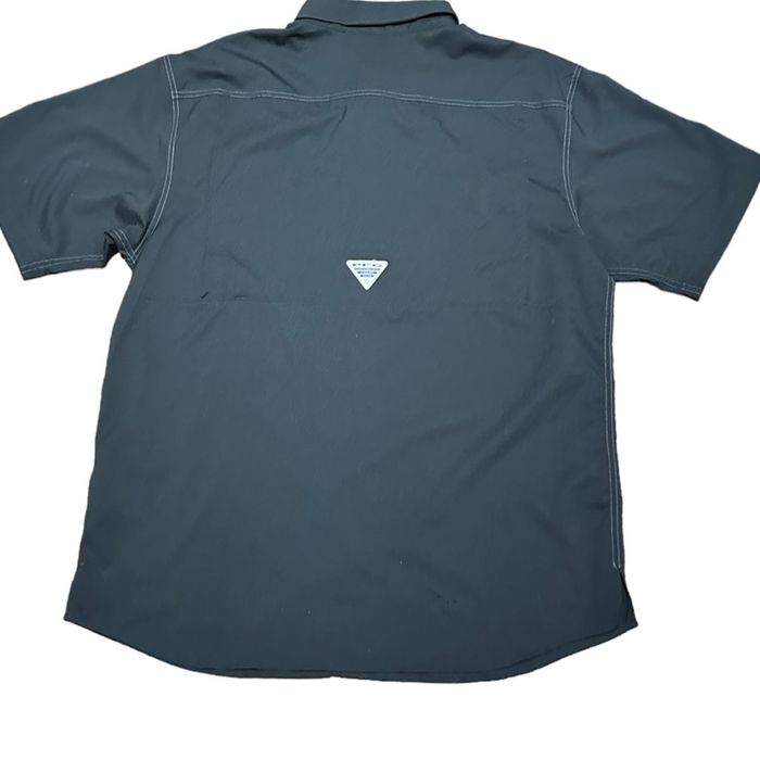 Columbia Columbia PFG LG Black Vented Short Sleeve Omni Shade Shirt