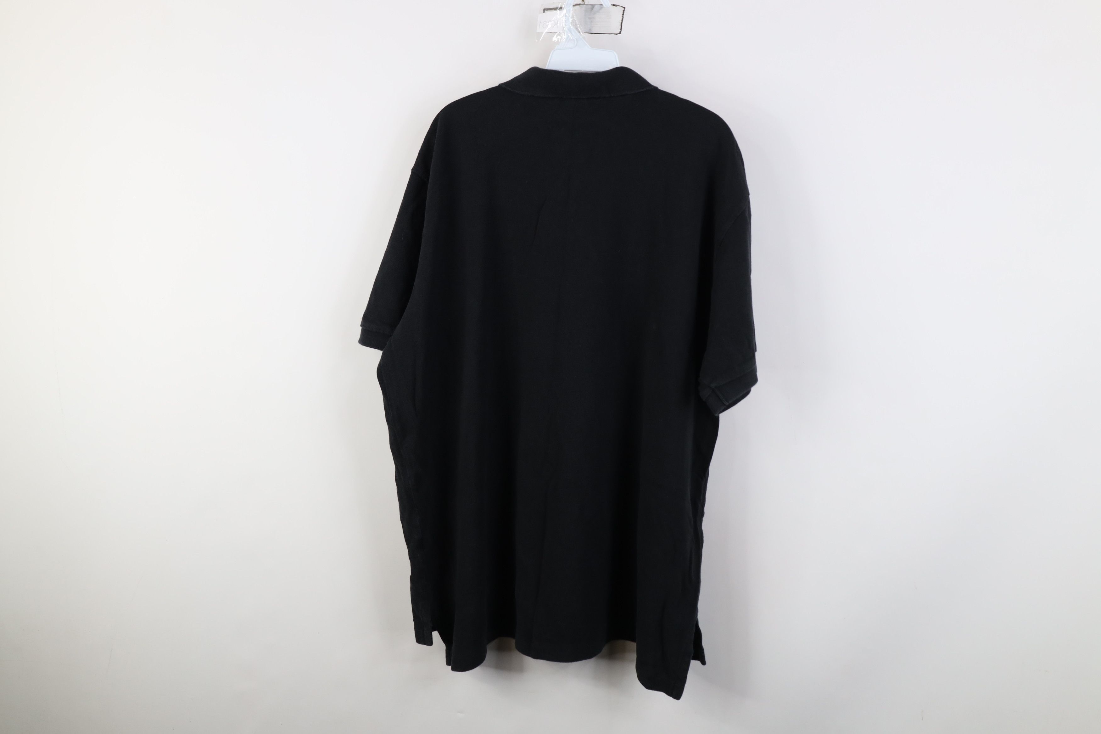 Ralph Lauren Vintage 90s Ralph Lauren Pique Cotton Golf Polo Shirt Black Size US XXL / EU 58 / 5 - 11 Thumbnail