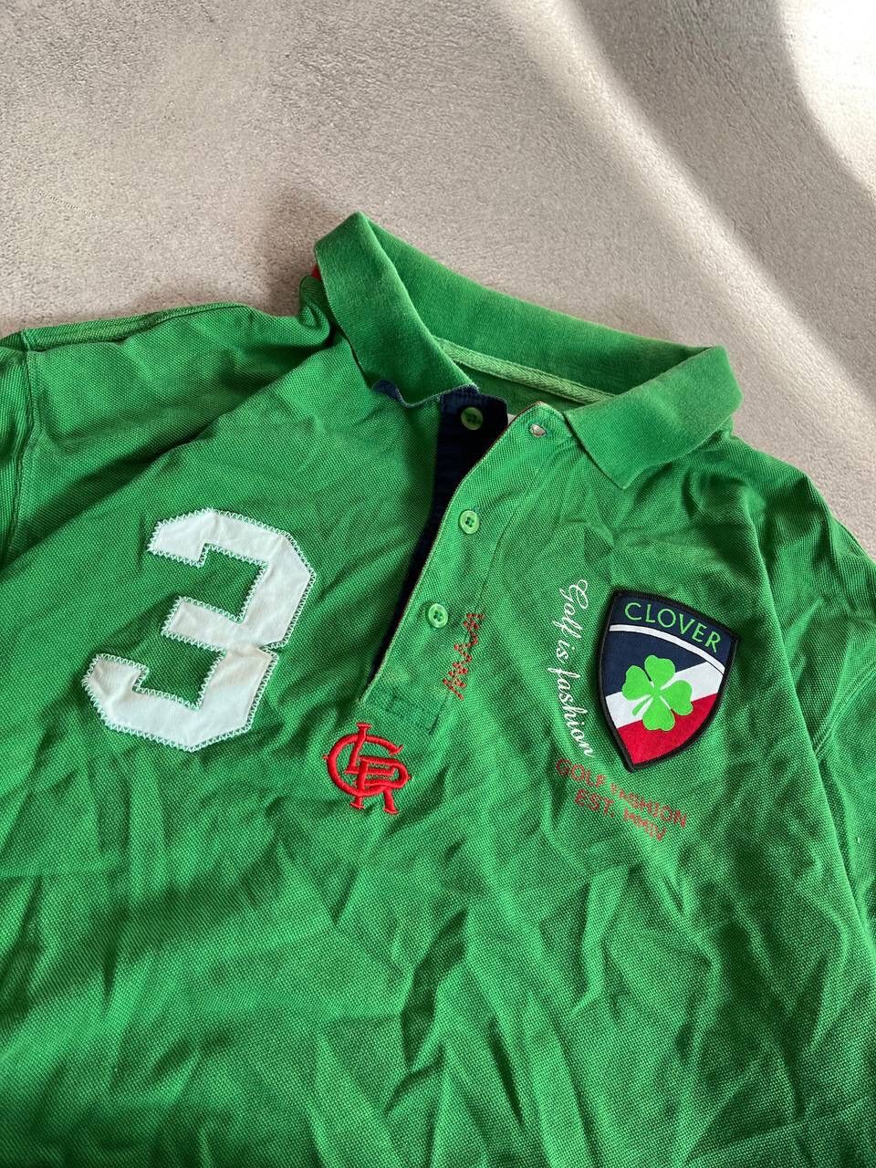 Japanese Brand × Vintage Mr.Lucky Ireland Polo Ralph Like Golf rugby polo jersey Size US M / EU 48-50 / 2 - 5 Thumbnail