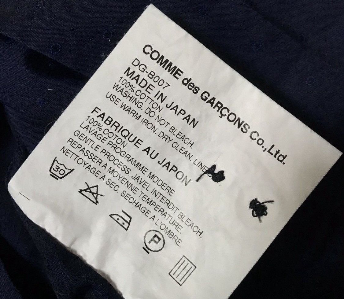 Comme des Garcons Cdg homme deux AD2010 navy button up Size US M / EU 48-50 / 2 - 5 Thumbnail
