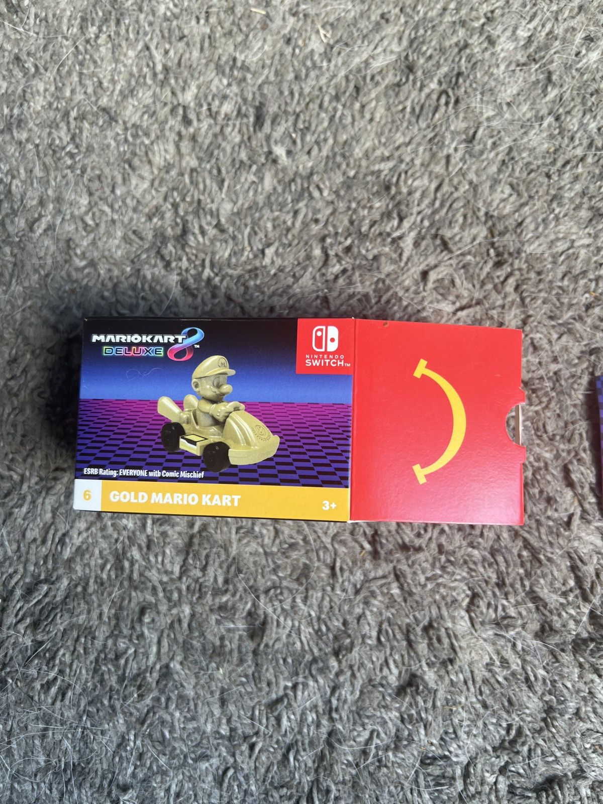 Nintendo 2024 McDonald’s Nintendo Mario Kart 8 Deluxe Gold Mario Kart Size ONE SIZE - 8 Thumbnail