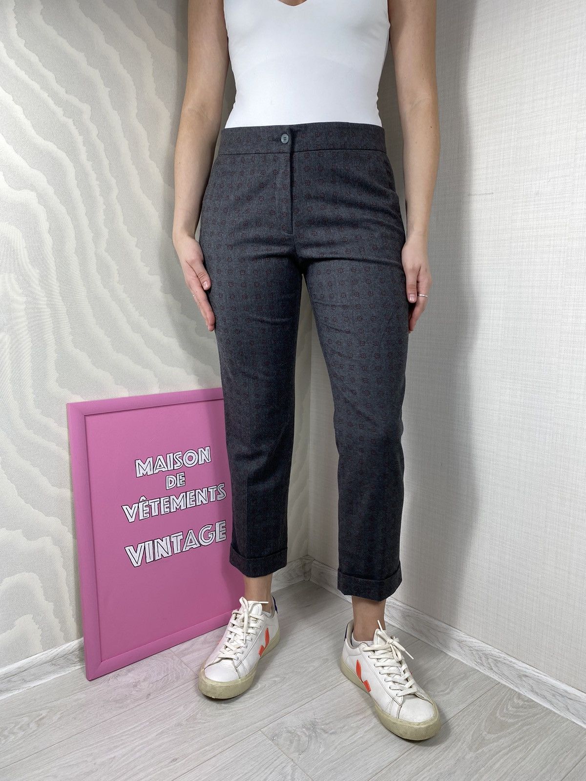 Etro Etro Pants Printed Flowers Size 27" / US 4 / IT 40 - 1 Thumbnail