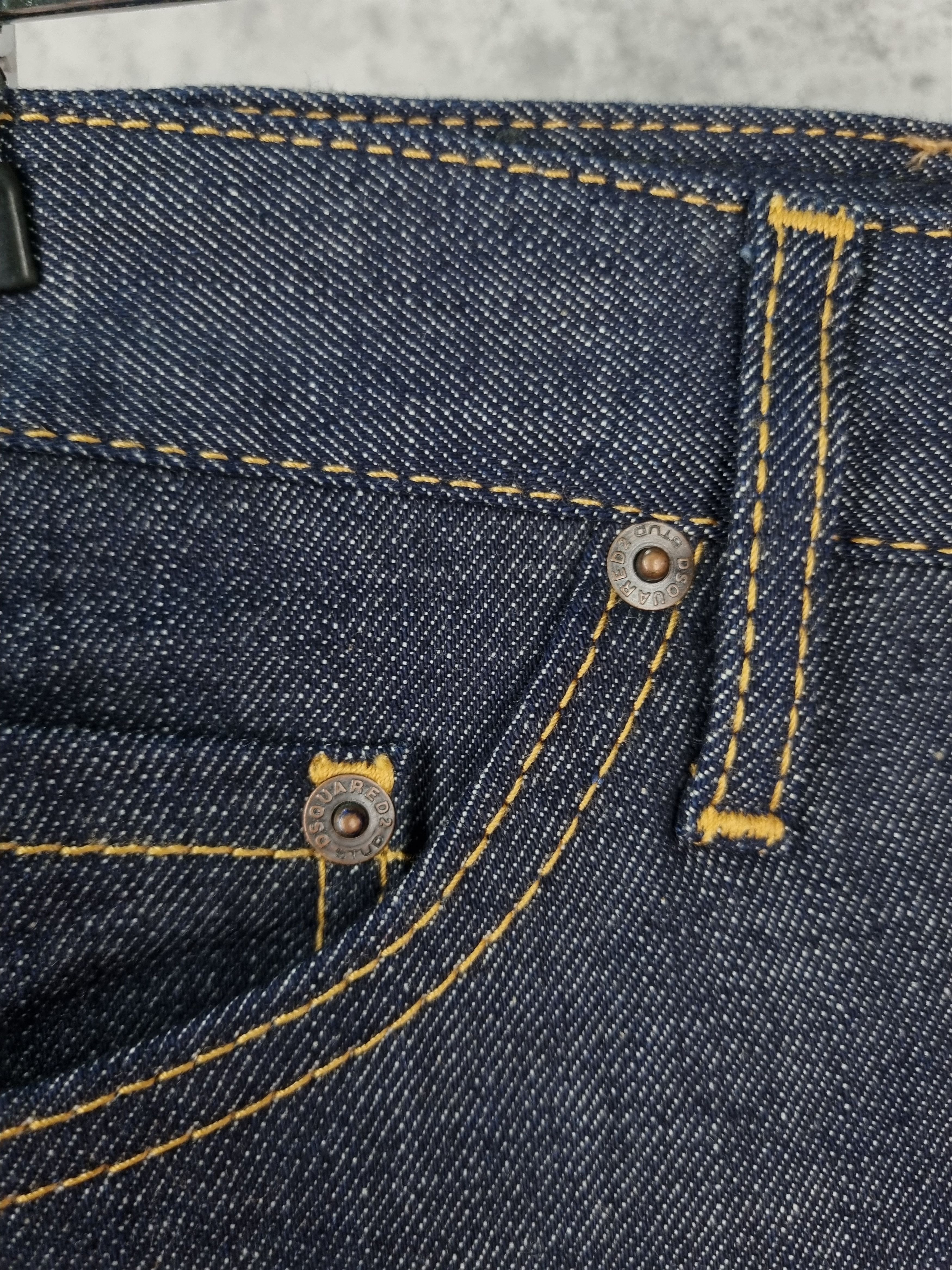 Dsquared2 DSQUARED2 Italian Raw Denim Skinny Jeans Size US 32 / EU 48 - 10 Thumbnail