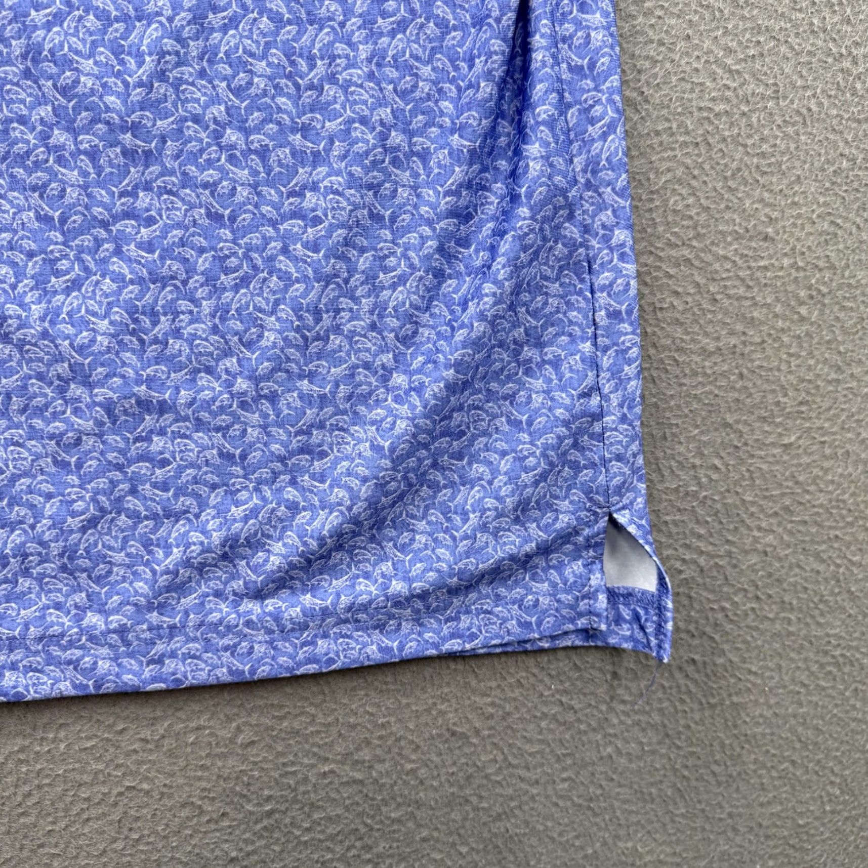 Vintage Hickey Freeman Golf Polo Shirt Mens Medium Blue Floral Performance Stretch Polo Golf Shirt Mens Medium Blue Floral Size US M / EU 48-50 / 2 - 7 Thumbnail