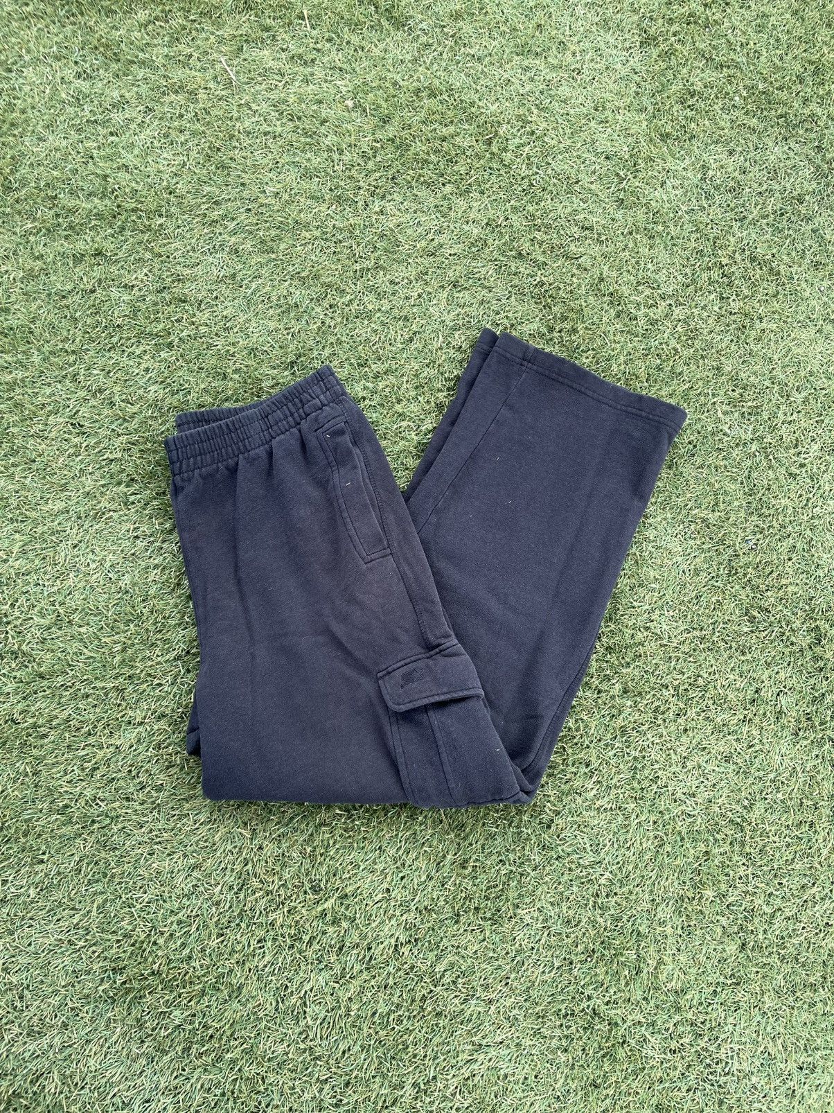 Starter VTG Starter Jogger Sweatpants xxl women’s Black Fade 90s Size 30" / US 8 / IT 44 - 7 Thumbnail