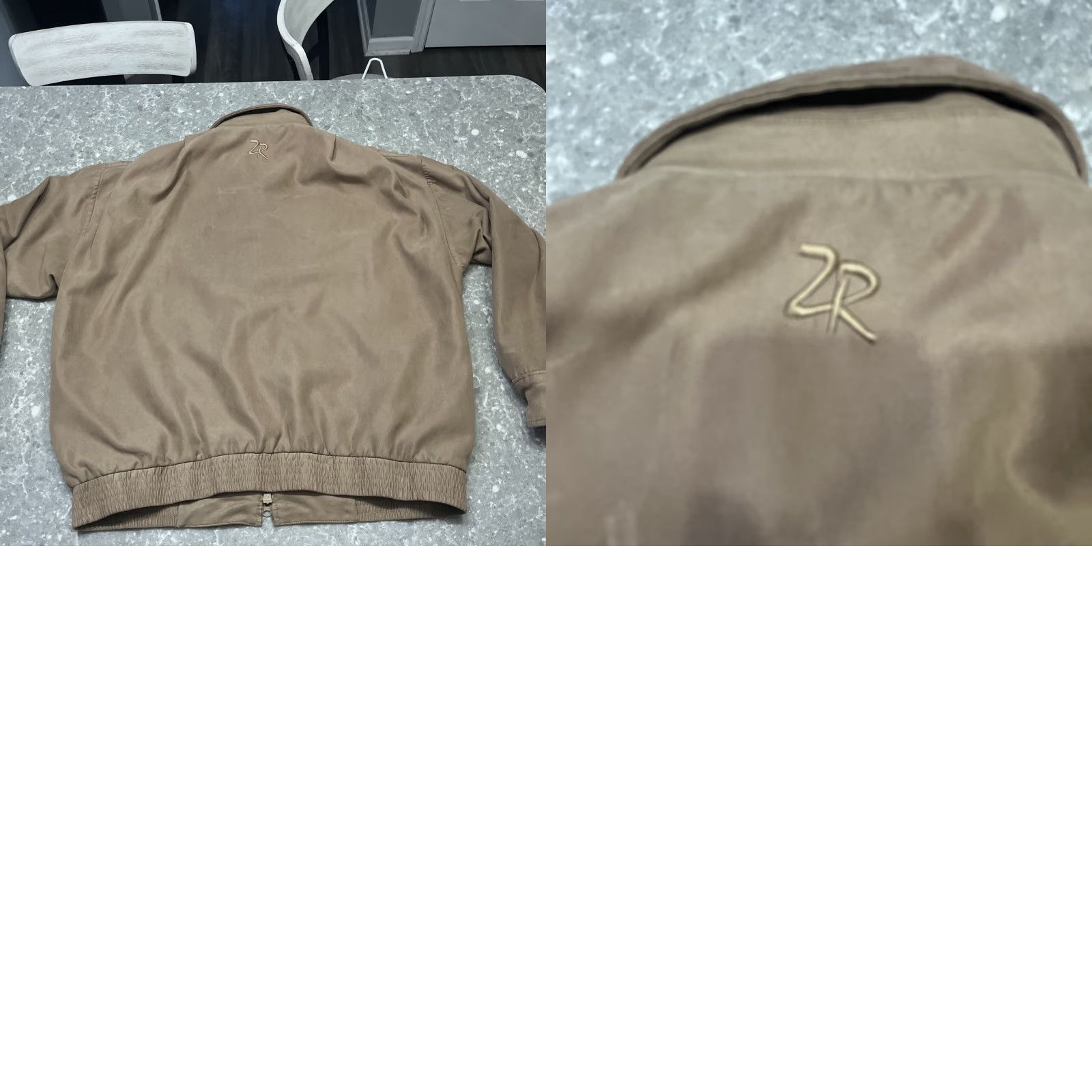 Vintage Zero Restriction Jacket Men L Brown MicroSuede Full Zip Golf Coat Quail Hollow Outdoor Casual Travel Golf Jacket Mens L Brown Size US L / EU 52-54 / 3 - 8 Thumbnail