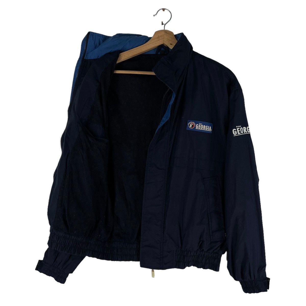 Japanese Brand 🔥VINTAGE BOMBER JACKET GEORGIA JAPAN BIG LOGO Size US M / EU 48-50 / 2 - 5 Thumbnail