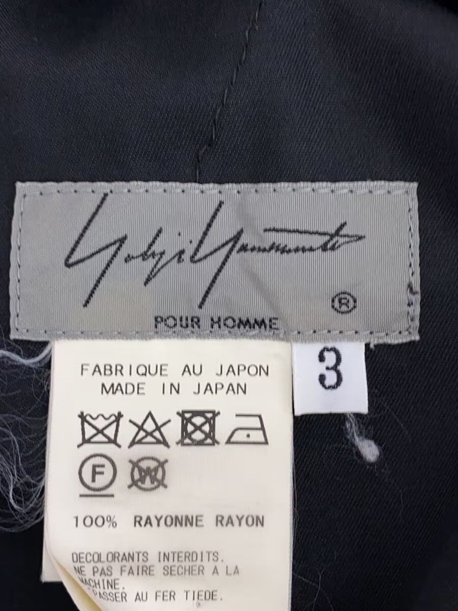 Yohji Yamamoto YOHJI YAMAMOTO POUR HOMME/18SS//Rayon/BLK/Crow Pants Size US 31 - 4 Thumbnail