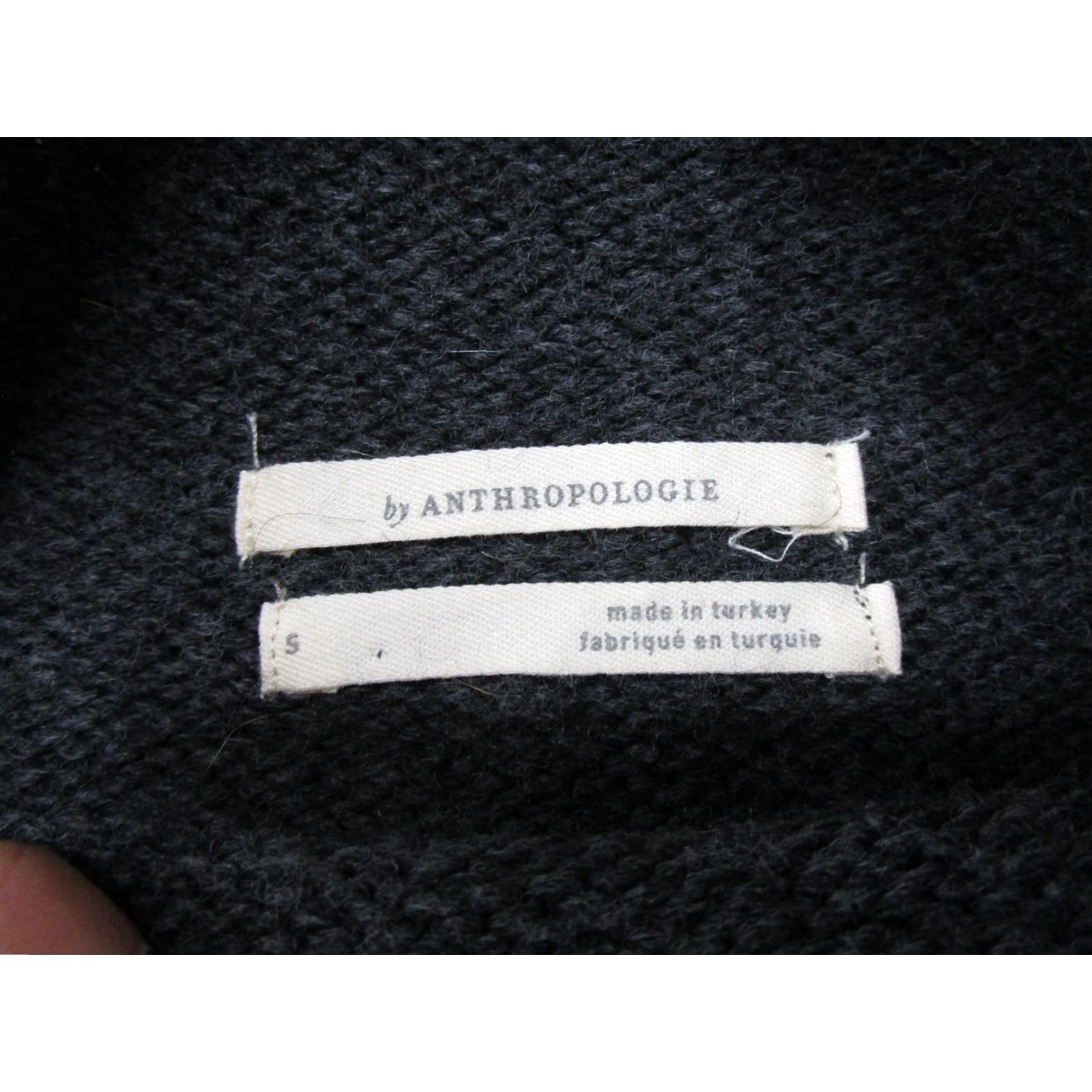 Anthropologie Anthropologie Womens Sweater Pullover Cuffed Sleeve Knit Gray Size S Size S / US 4 / IT 40 - 2 Thumbnail