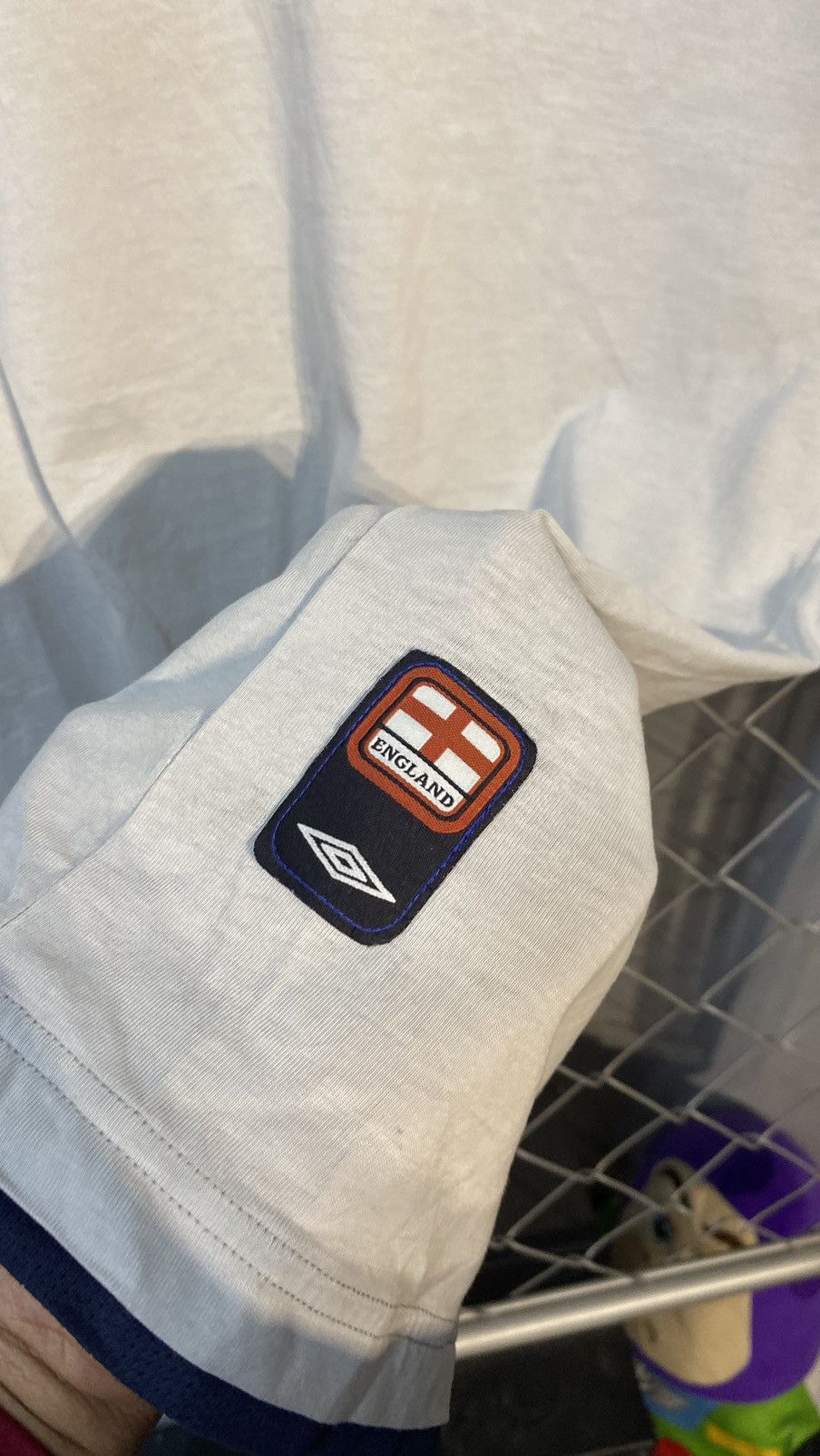 Umbro × Vintage DISTRESS VINTAGE UMBRO ENGLAND MICHAEL OWEN POLO Size US L / EU 52-54 / 3 - 7 Thumbnail