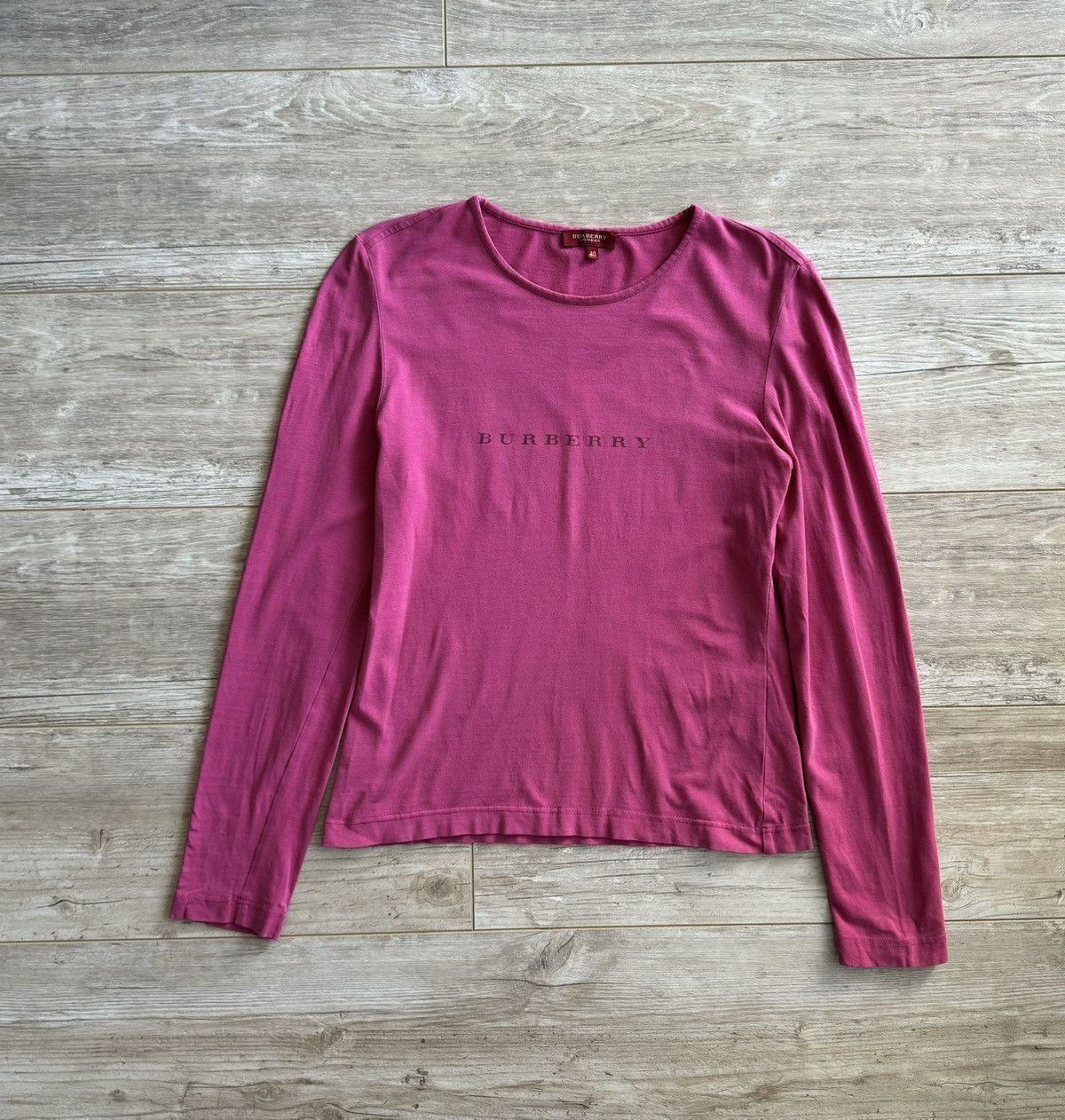 Burberry Burberry Vintage Logo Longsleeve Size S / US 4 / IT 40 - 4 Thumbnail