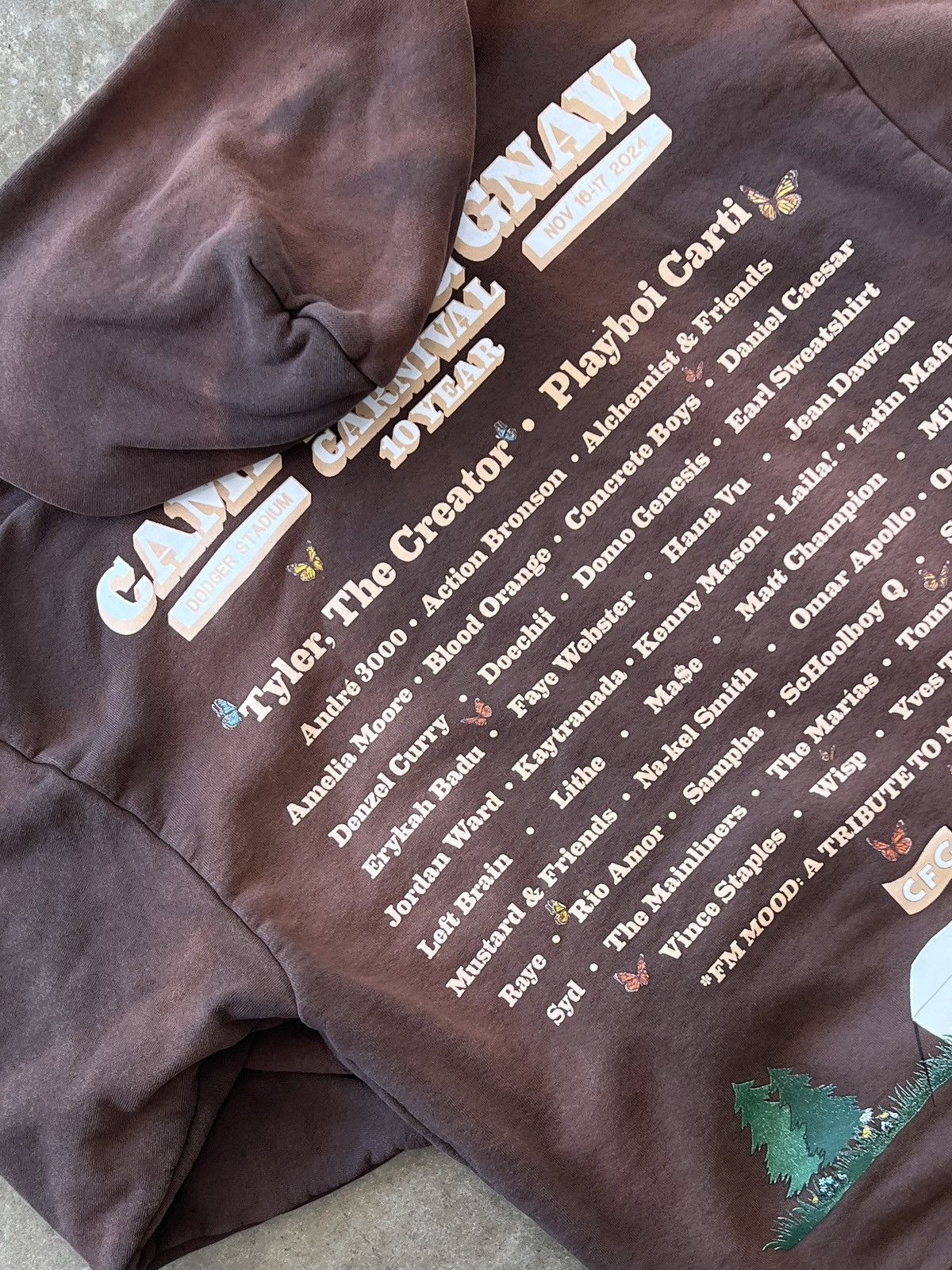 Tyler The Creator Camp Flog Gnaw Tyler, The Creator Line Up Hoodie Medium Size US M / EU 48-50 / 2 - 1 Thumbnail