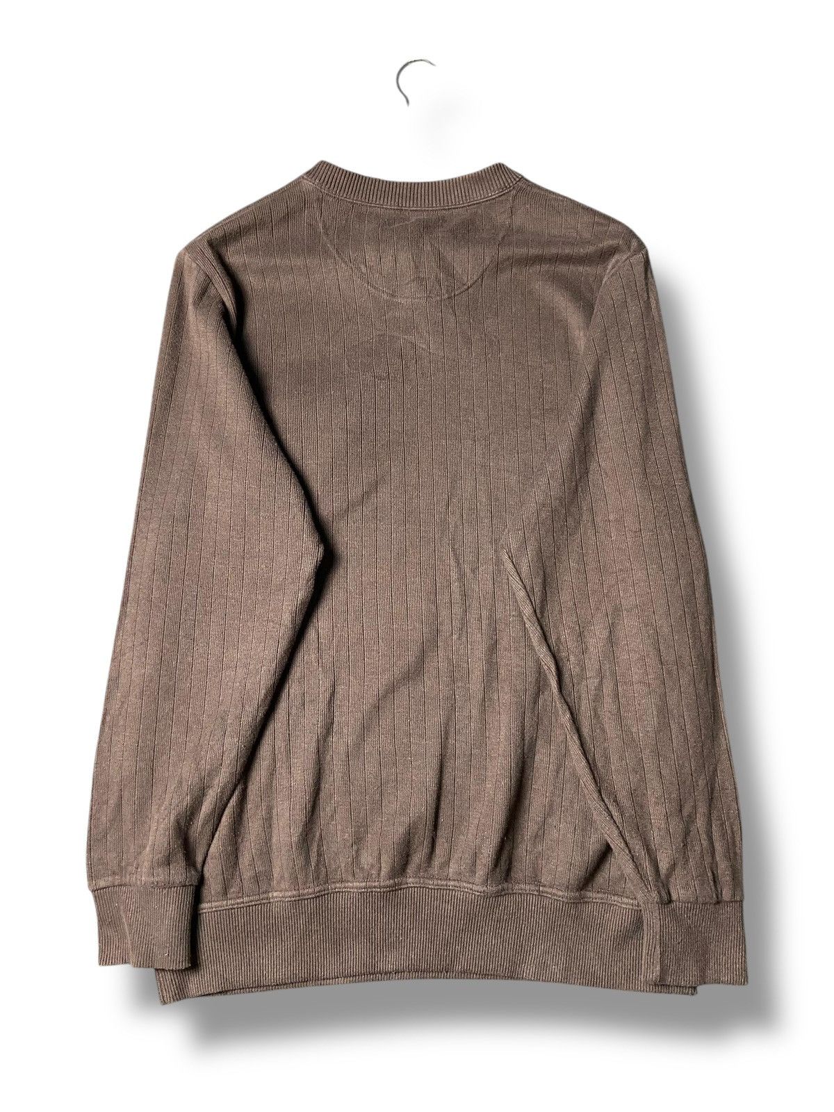 Japanese Brand Sacsny Ysaccs Half Button Ribbed Knit Sweatshirt (169) Size US L / EU 52-54 / 3 - 2 Thumbnail