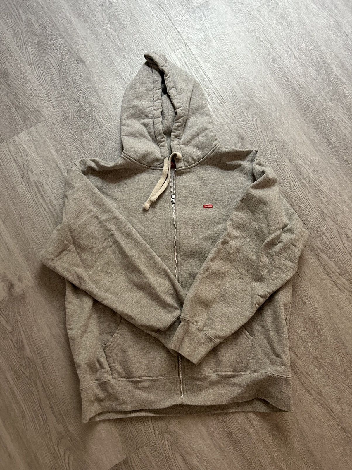 Supreme Supreme Drawcord Small Box Zip Up Hoodie Size US XL / EU 56 / 4 - 1 Thumbnail