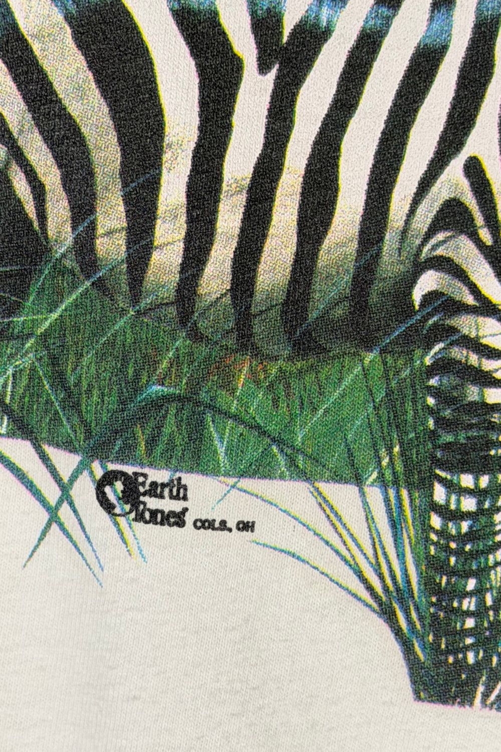 Hanes Vintage 1992 Zebra Wildlife Tee Earth Tones Single Stitch Size US XL / EU 56 / 4 - 7 Thumbnail