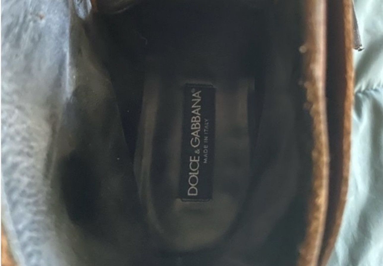 Dolce & Gabbana Dolce & Gabbana Distressed Leather Combat Boots Size US 8 / EU 41 - 5 Thumbnail